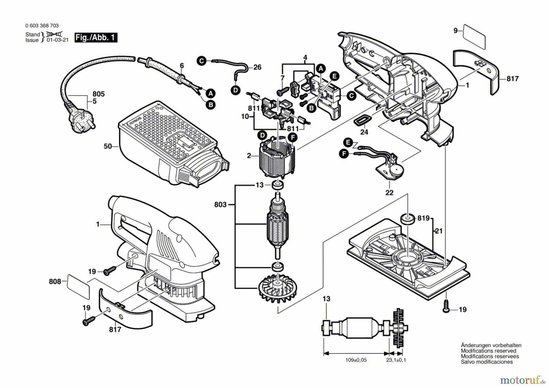  Bosch Werkzeug Schwingschleifer PSS 240 AE Seite 1