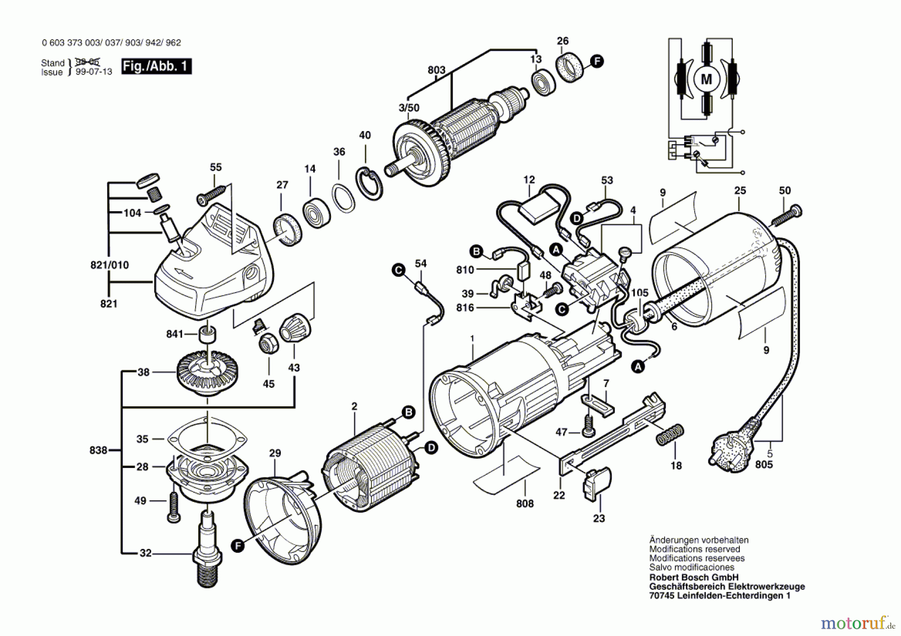  Bosch Werkzeug Winkelschleifer PWS 7-115 Seite 1