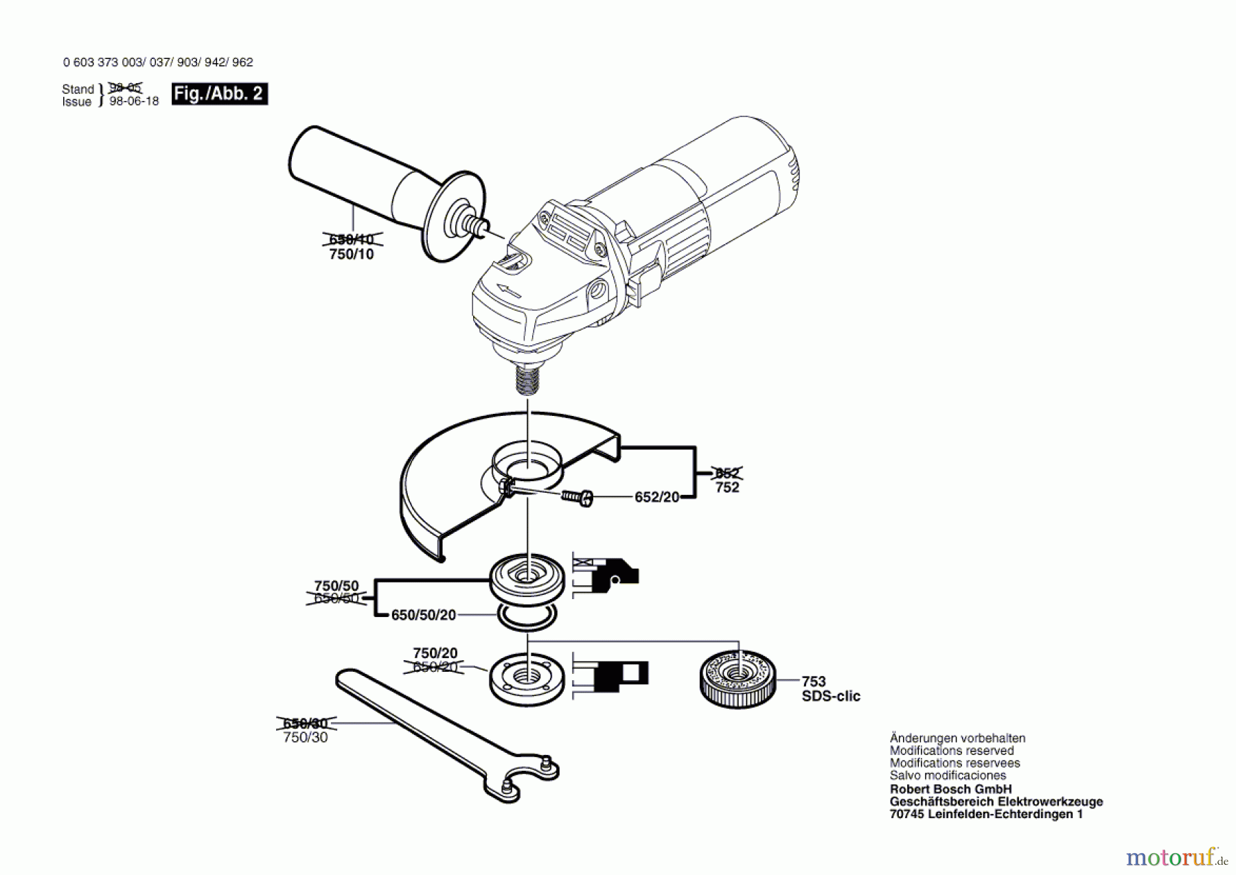  Bosch Werkzeug Winkelschleifer PWS 7-115 Seite 2