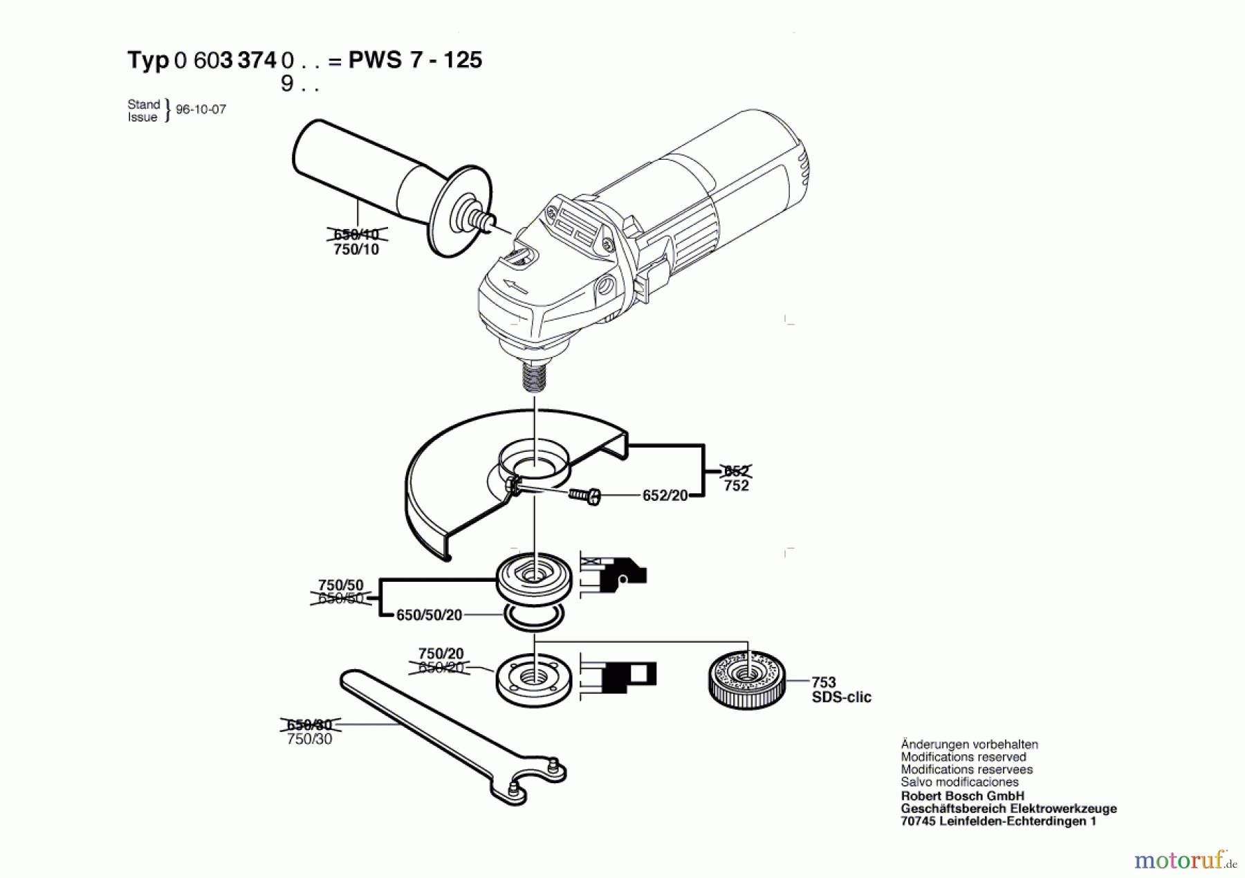  Bosch Werkzeug Winkelschleifer PWS 7-125 Seite 2