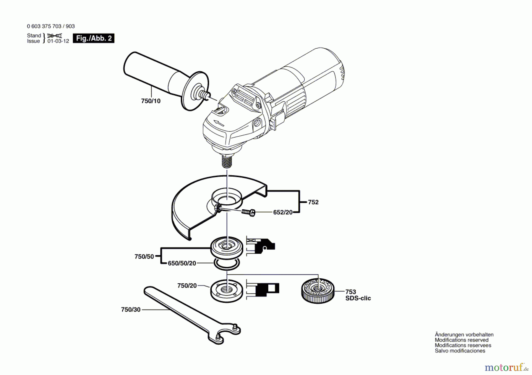  Bosch Werkzeug Winkelschleifer PWS 8-125 CE Seite 2