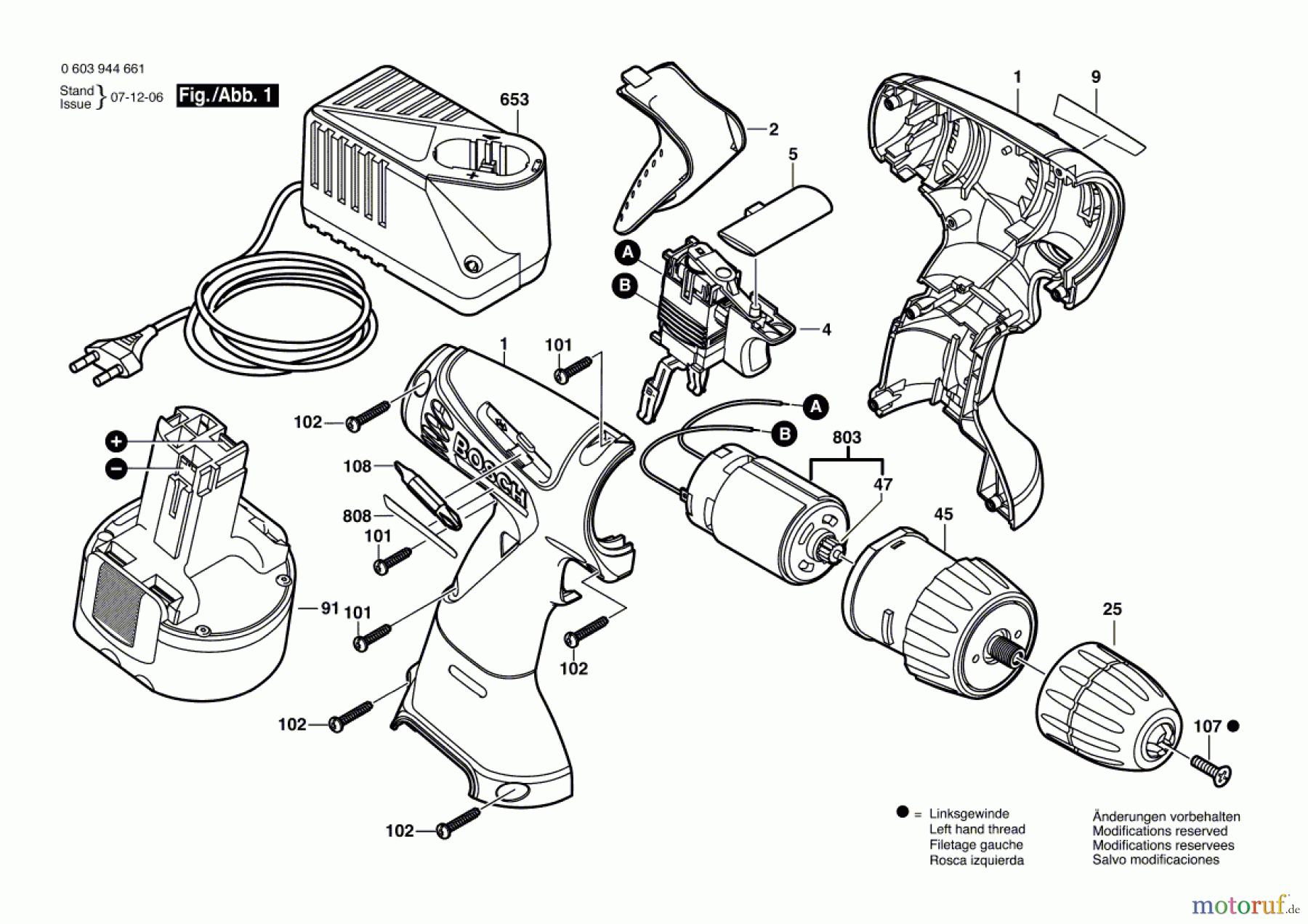  Bosch Werkzeug Schrauber PSR 960 Seite 1