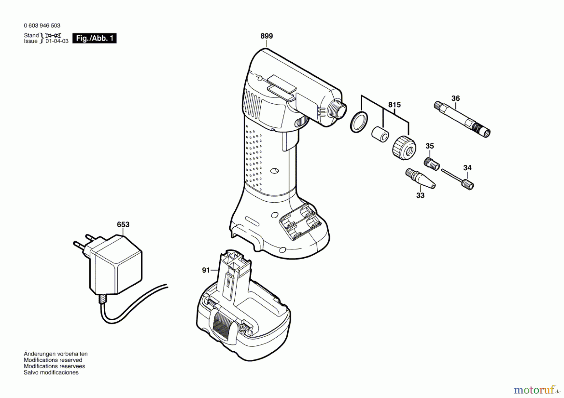  Bosch Werkzeug Luftpumpe PAG 9,6 V Seite 1