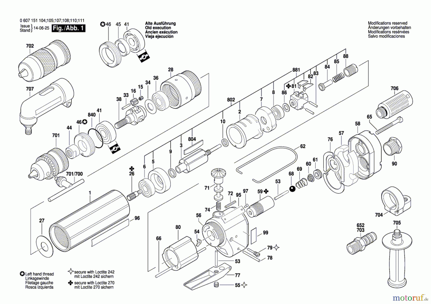  Bosch Werkzeug Bohrmaschine 370 WATT-SERIE Seite 1
