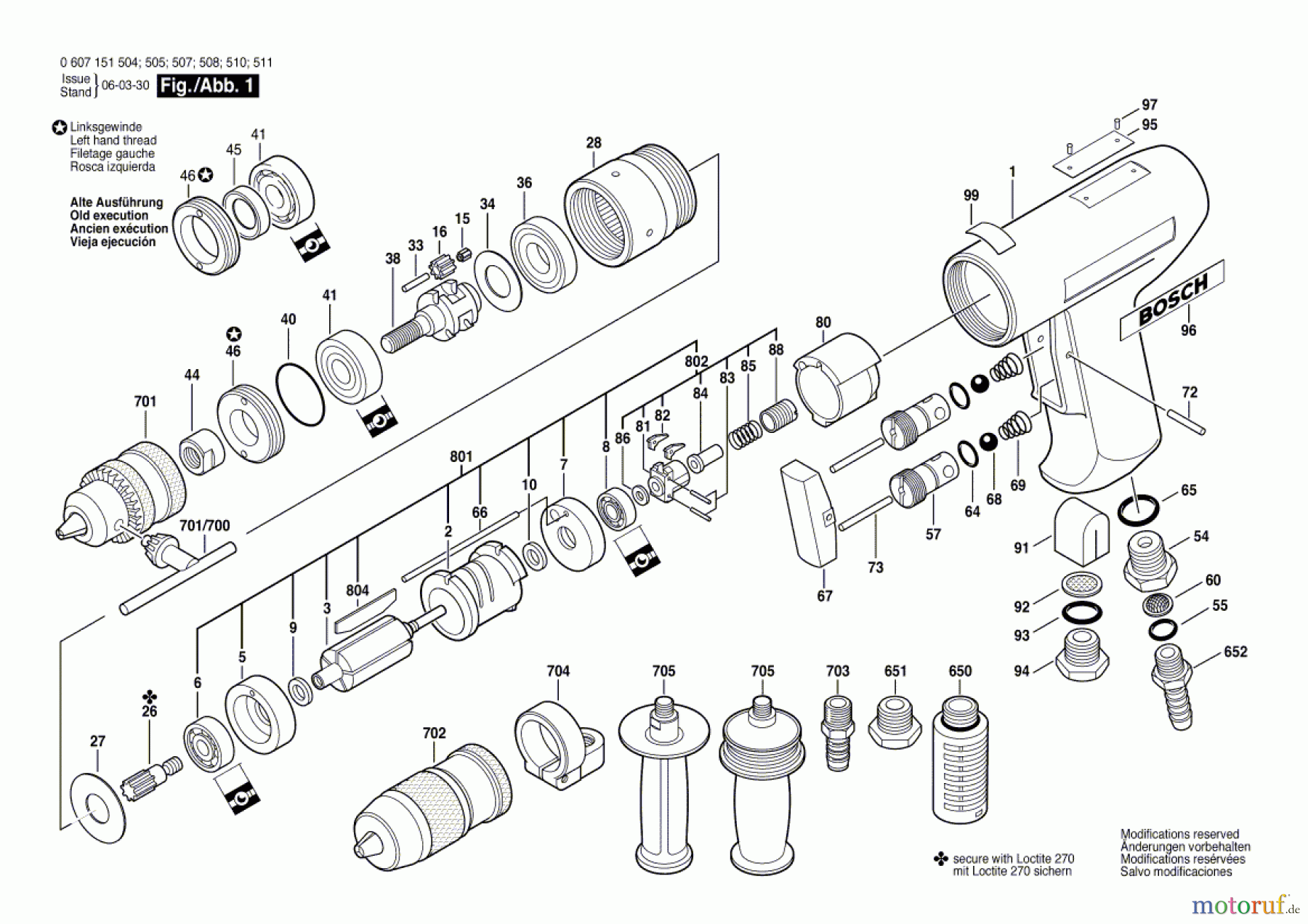  Bosch Werkzeug Pw-Bohrmaschine-Ind 370 WATT-SERIE Seite 1