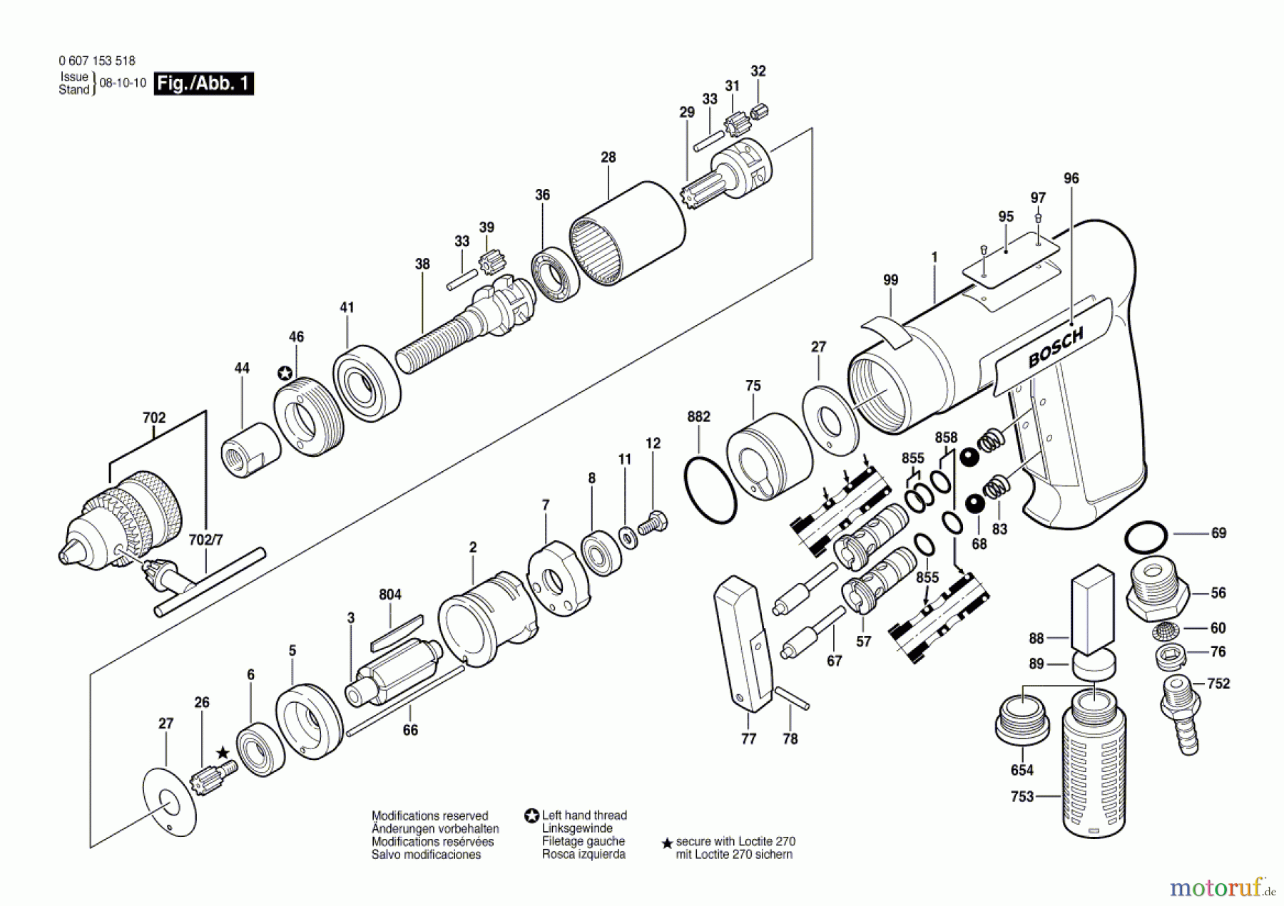  Bosch Werkzeug Pw-Bohrmaschine-Ind 180 WATT-SERIE Seite 1
