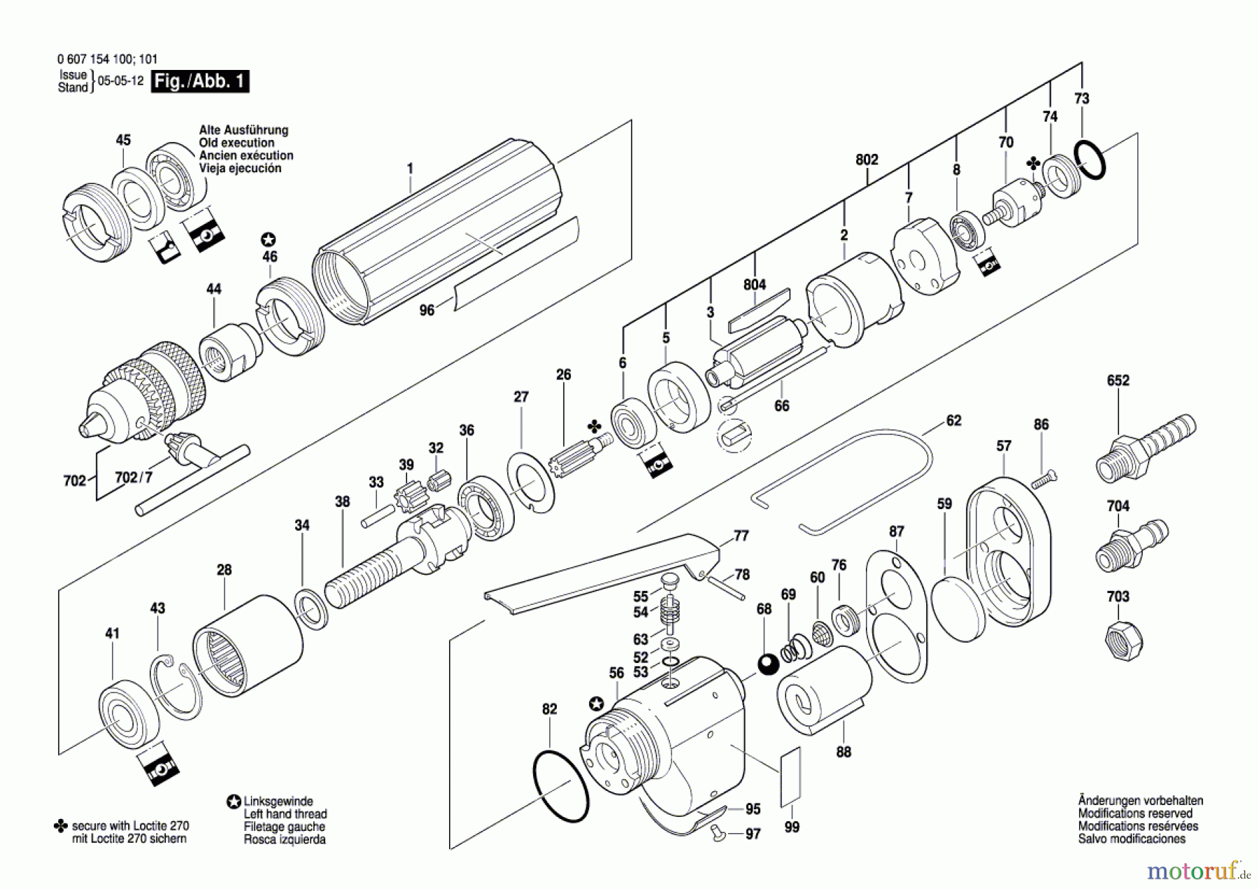  Bosch Werkzeug Pw-Bohrmaschine-Ind 120 WATT-SERIE Seite 1