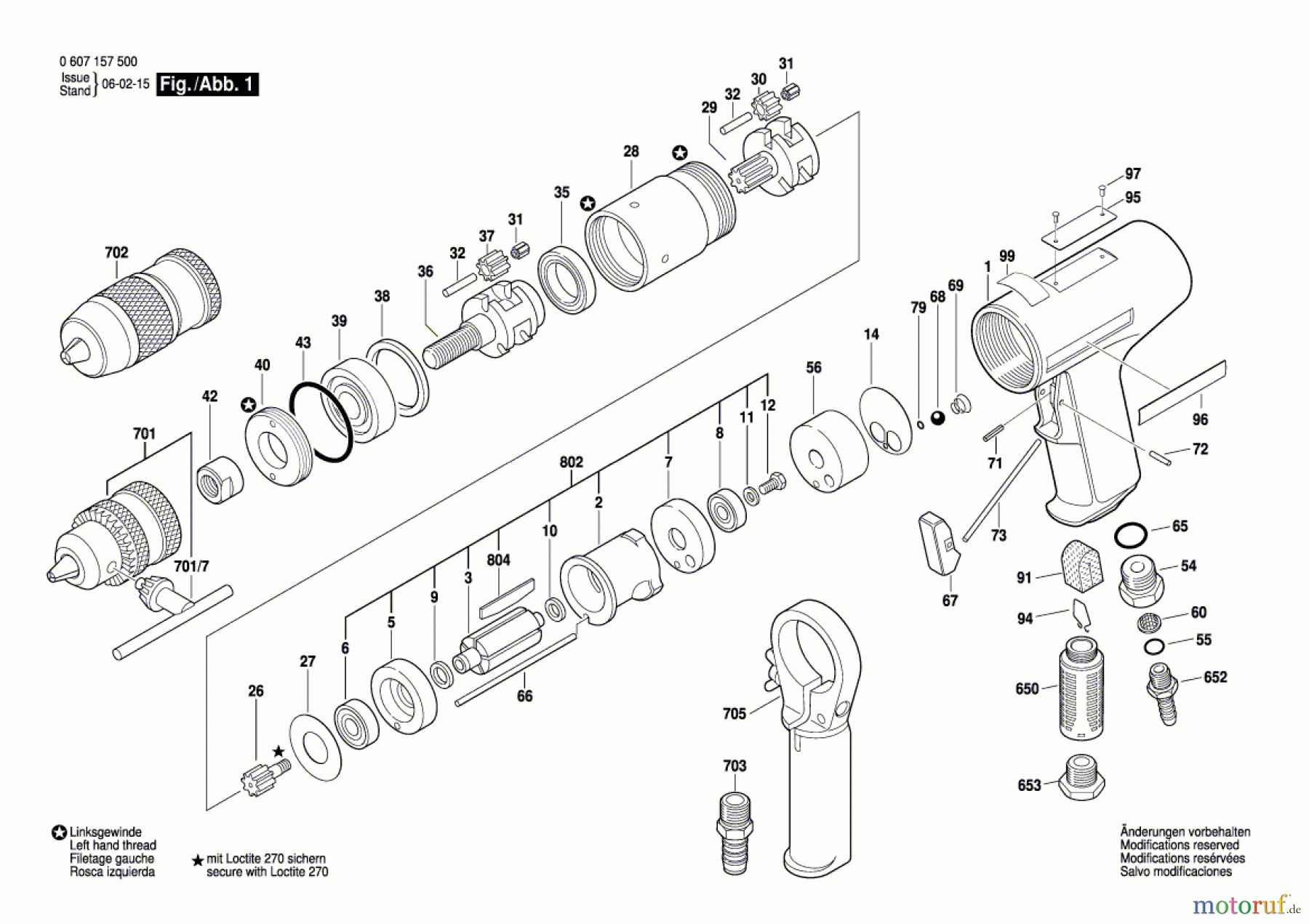  Bosch Werkzeug Pw-Bohrmaschine-Ind 740 WATT-SERIE Seite 1