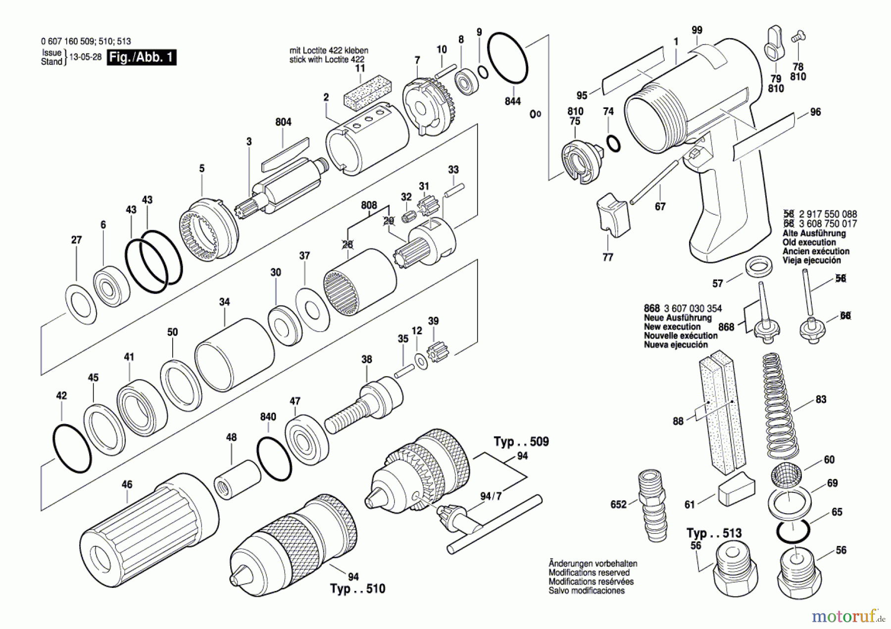 Bosch Werkzeug Pw-Bohrmaschine-Ind 220 WATT-SERIE Seite 1