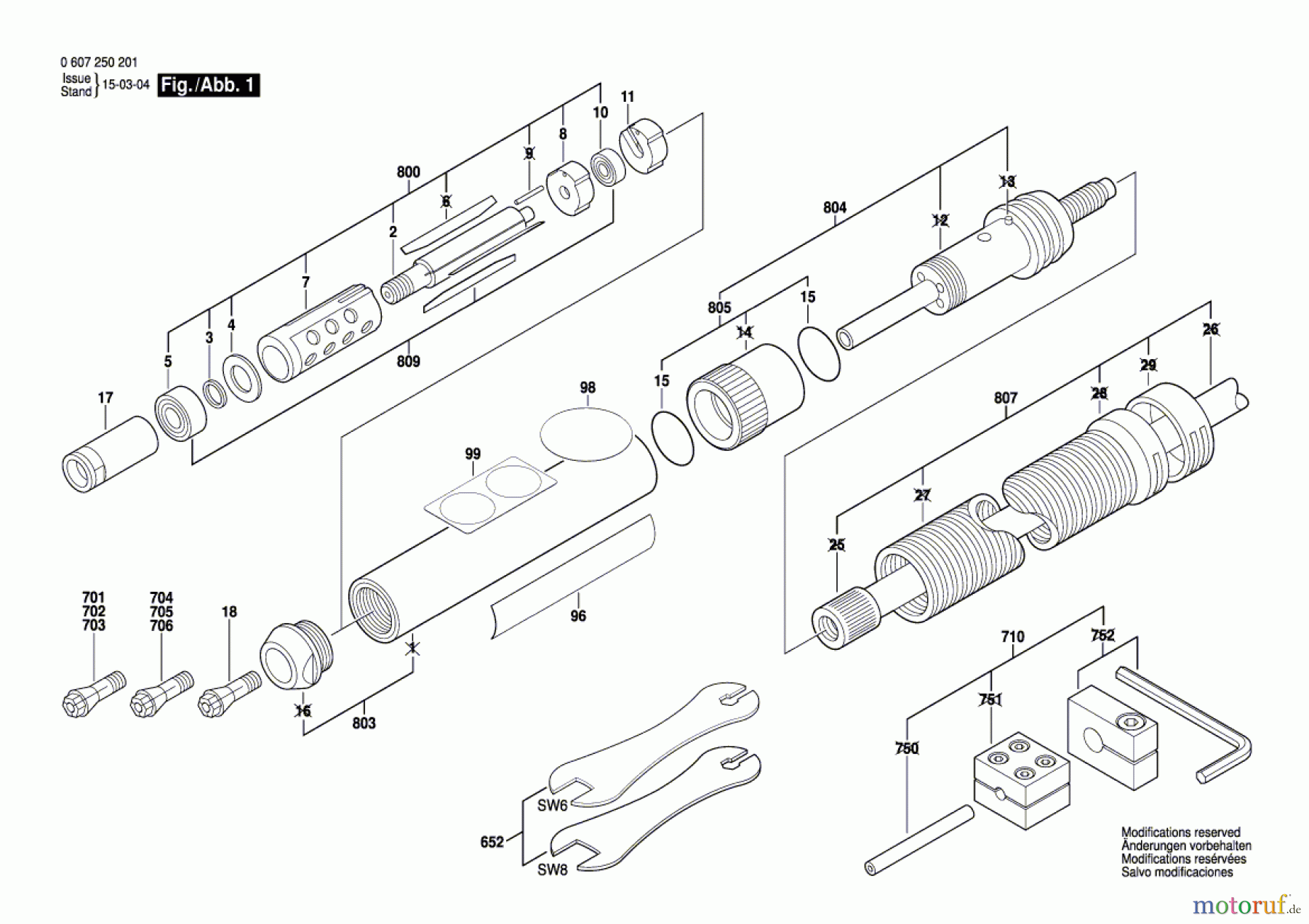  Bosch Werkzeug Pw-Geradschleifer 50 WATT-SERIE Seite 1