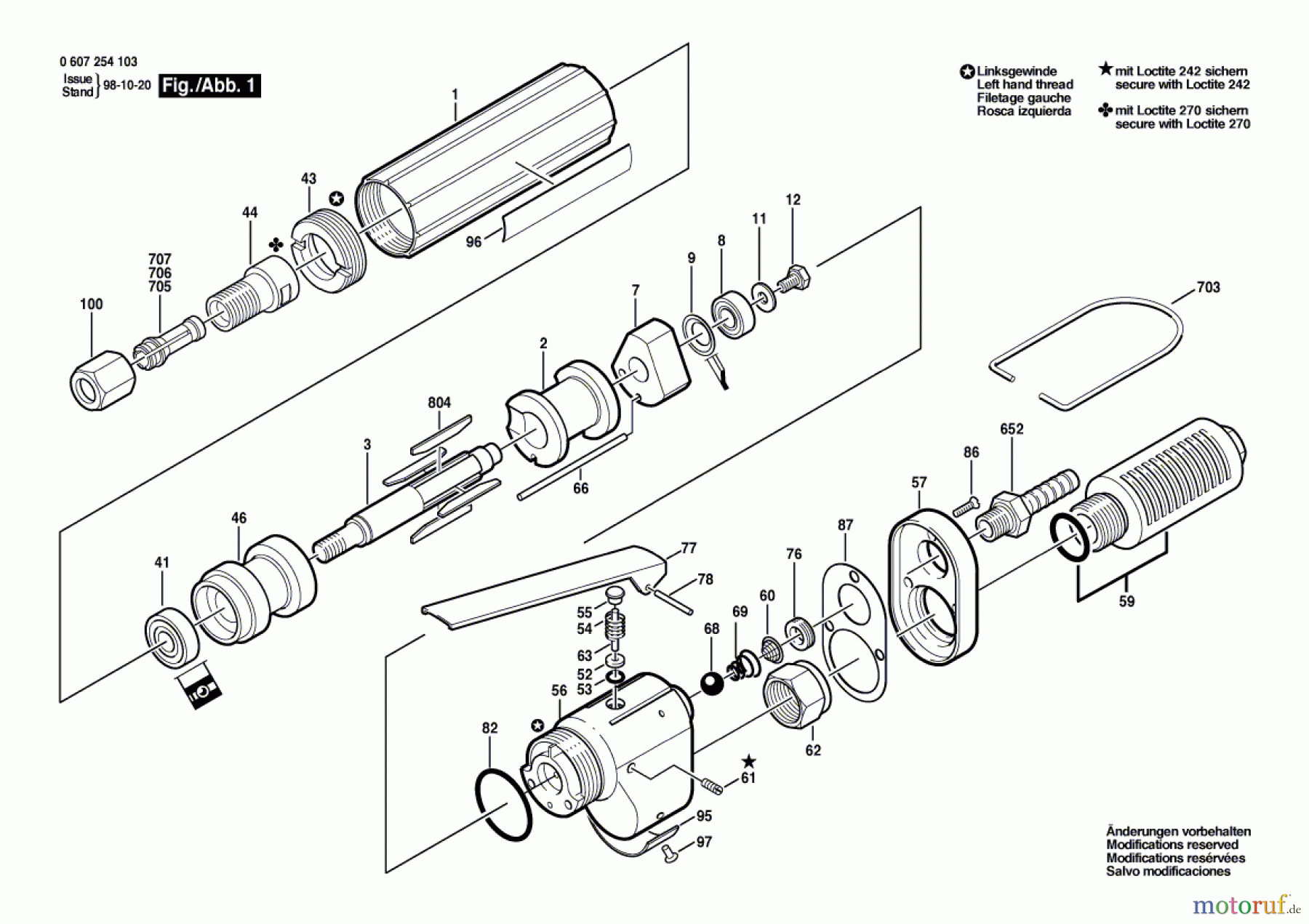  Bosch Werkzeug Pw-Geradschleifer 120 WATT-SERIE Seite 1