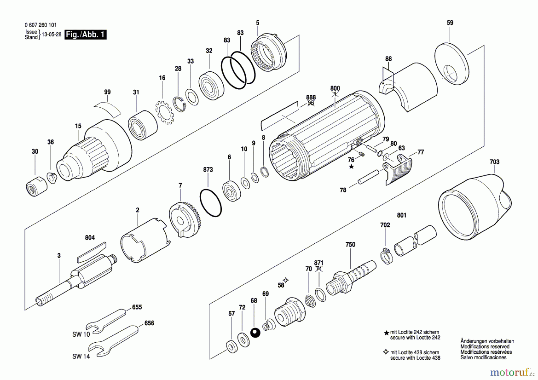  Bosch Werkzeug Pw-Geradschleifer 320 WATT-SERIE Seite 1