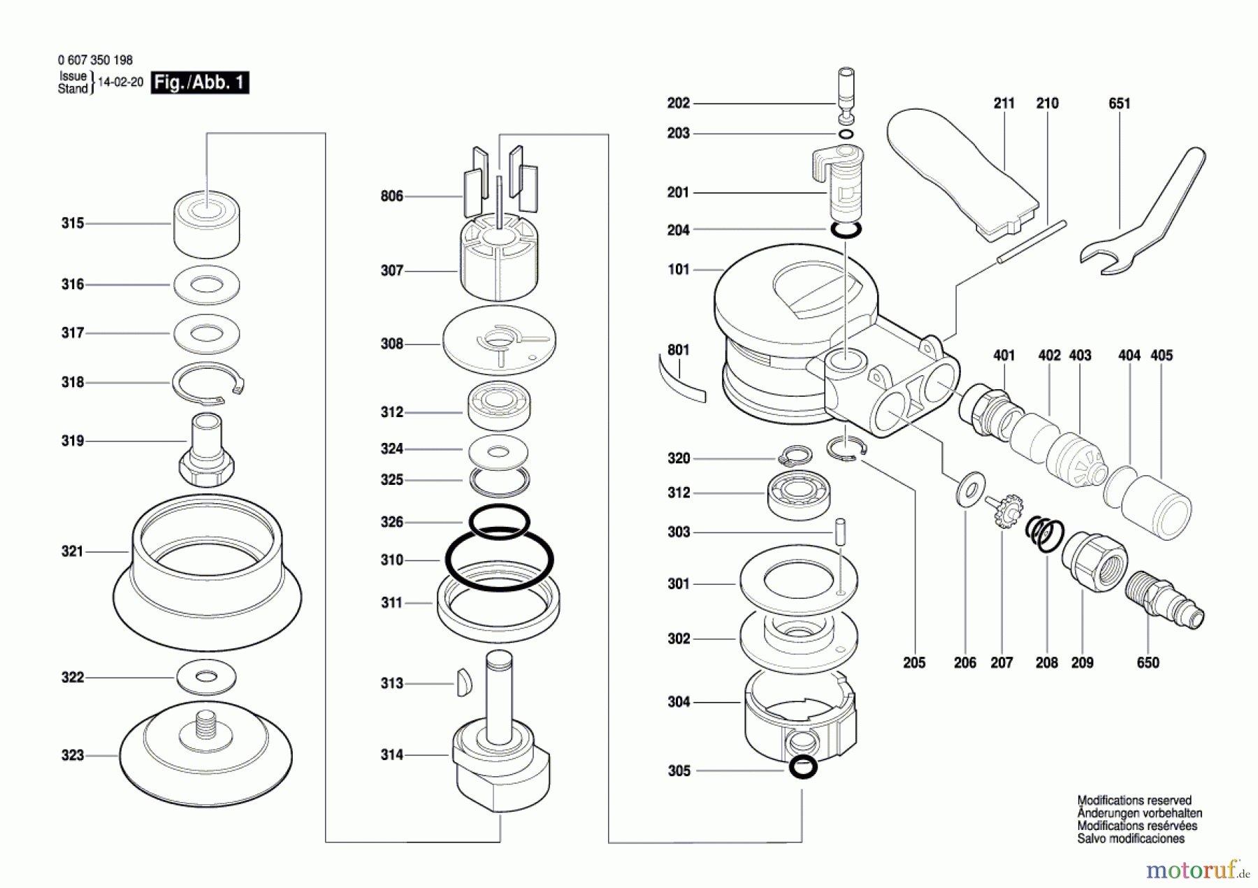  Bosch Werkzeug Exzenterschleifer DEX 80 Seite 1