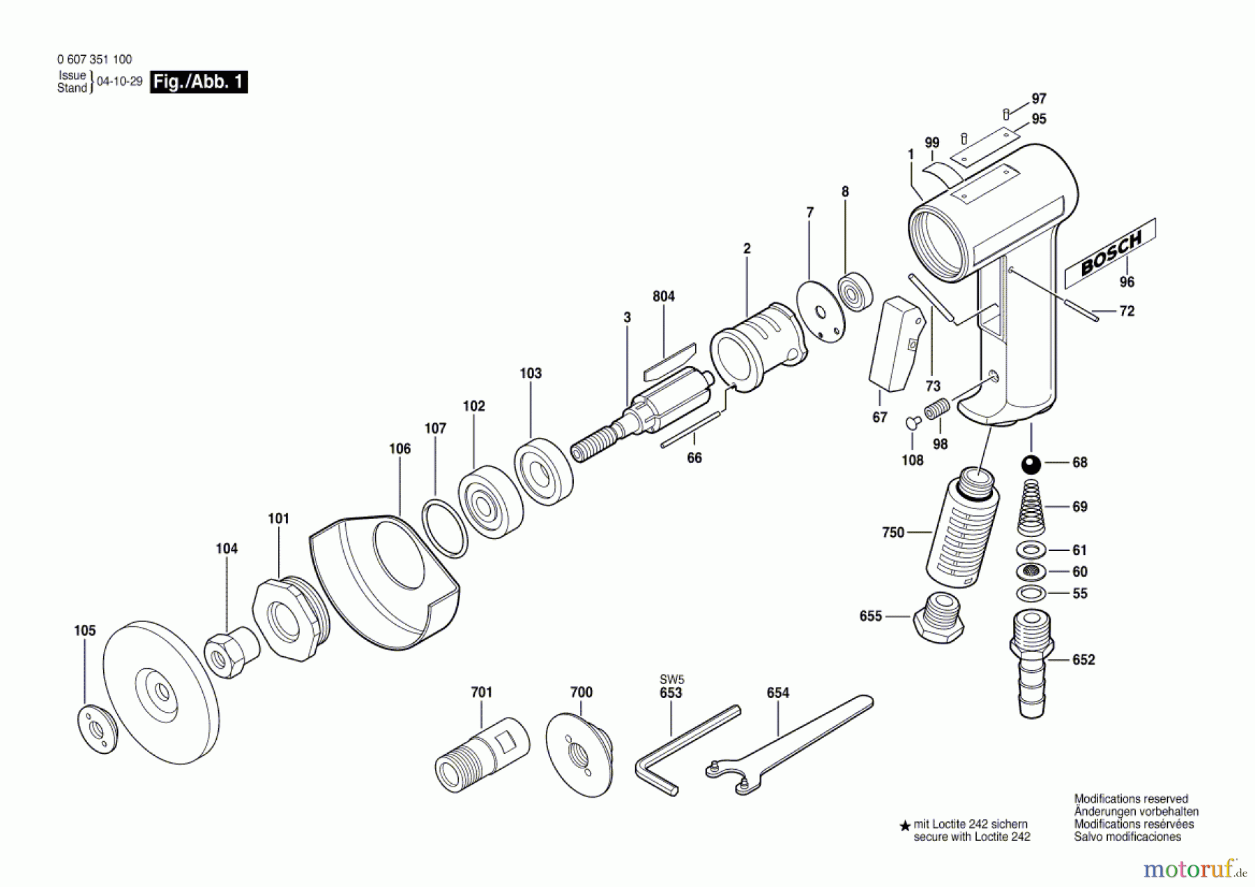  Bosch Werkzeug Pw-Vertikalschleifer 370 WATT-SERIE Seite 1