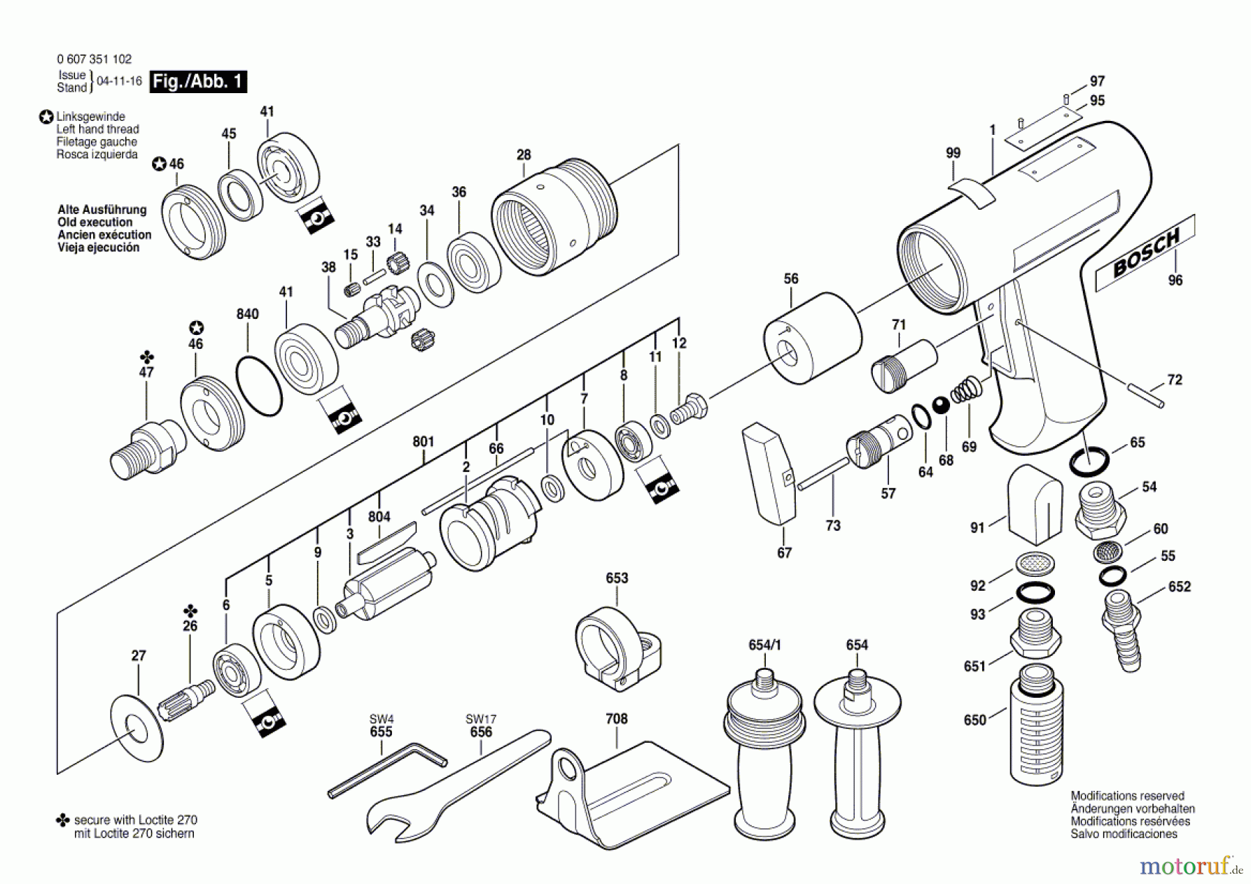  Bosch Werkzeug Pw-Vertikalschleifer 370 WATT-SERIE Seite 1