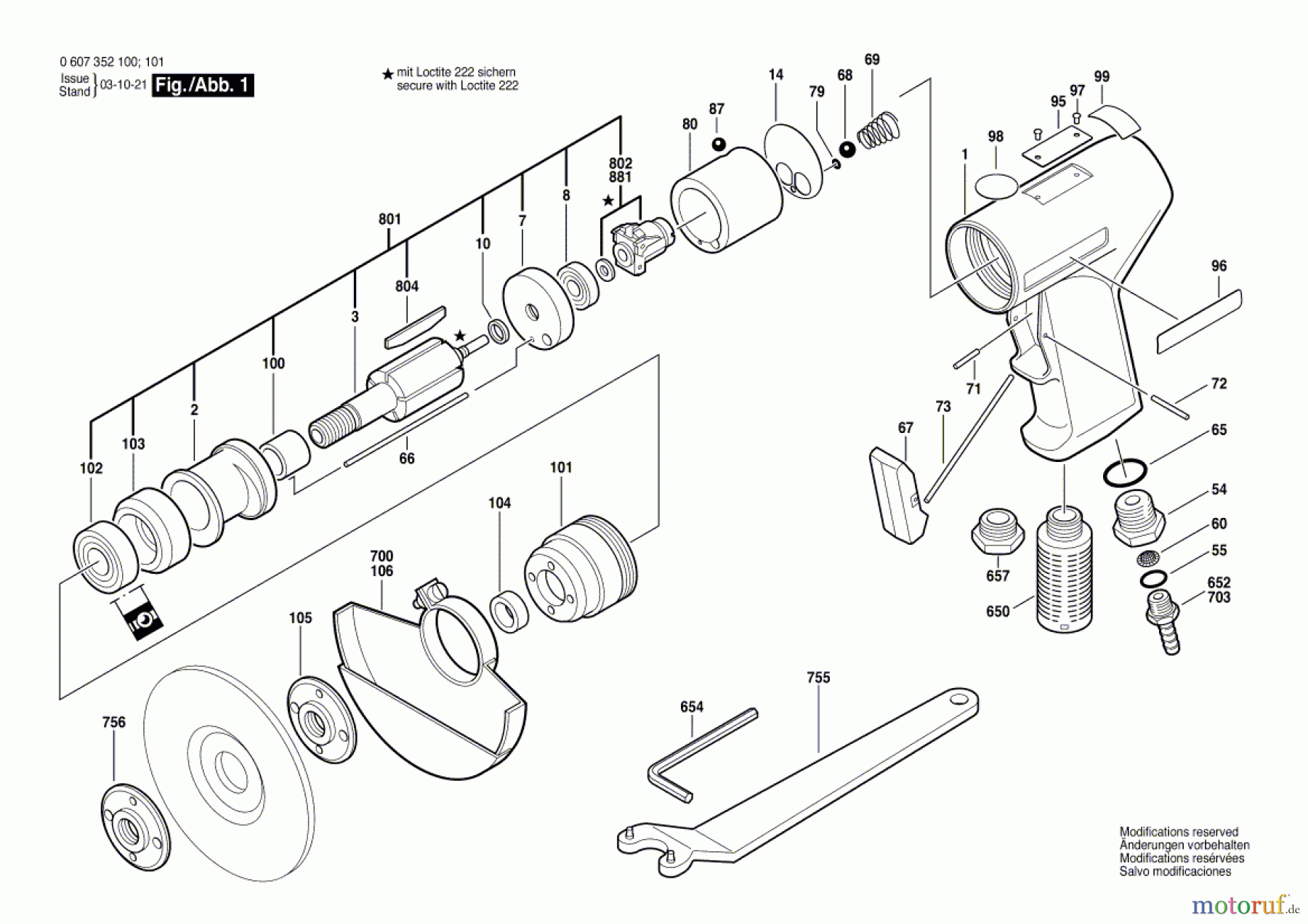  Bosch Werkzeug Pw-Vertikalschleifer 550 WATT-SERIE Seite 1
