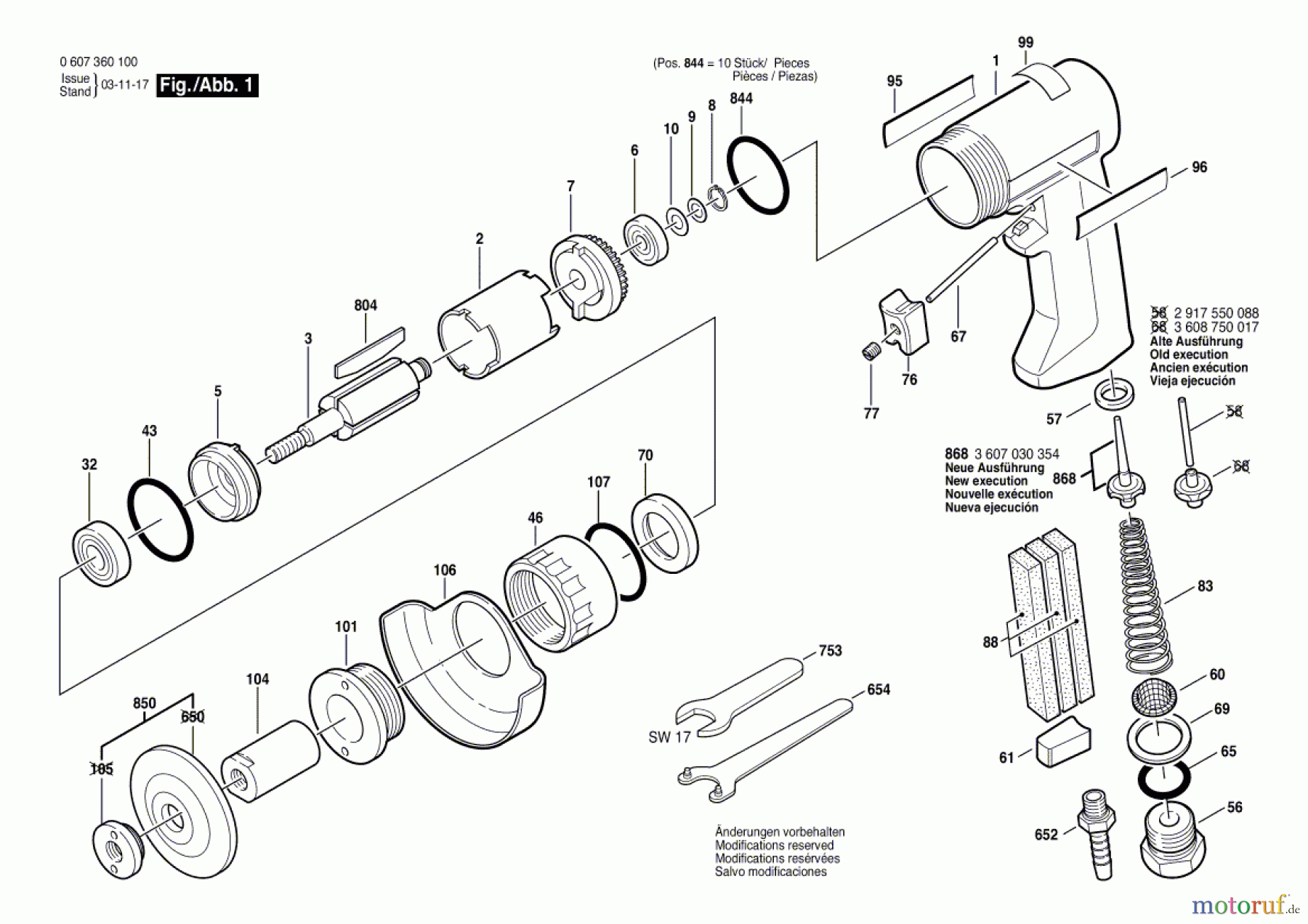  Bosch Werkzeug Pw-Vertikalschleifer 320 WATT-SERIE Seite 1