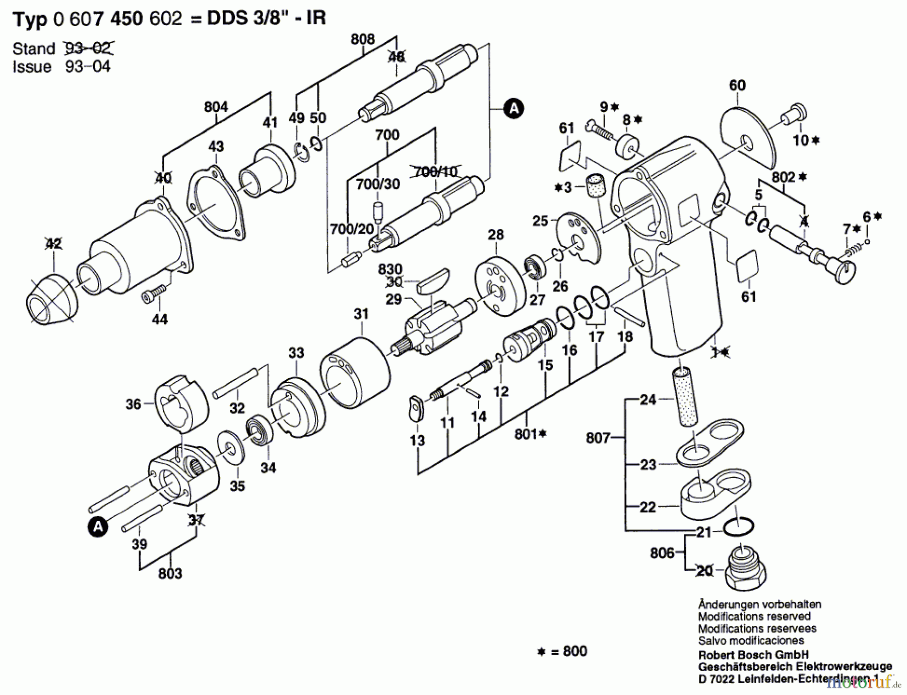  Bosch Werkzeug Schlagschrauber DDS 3/8