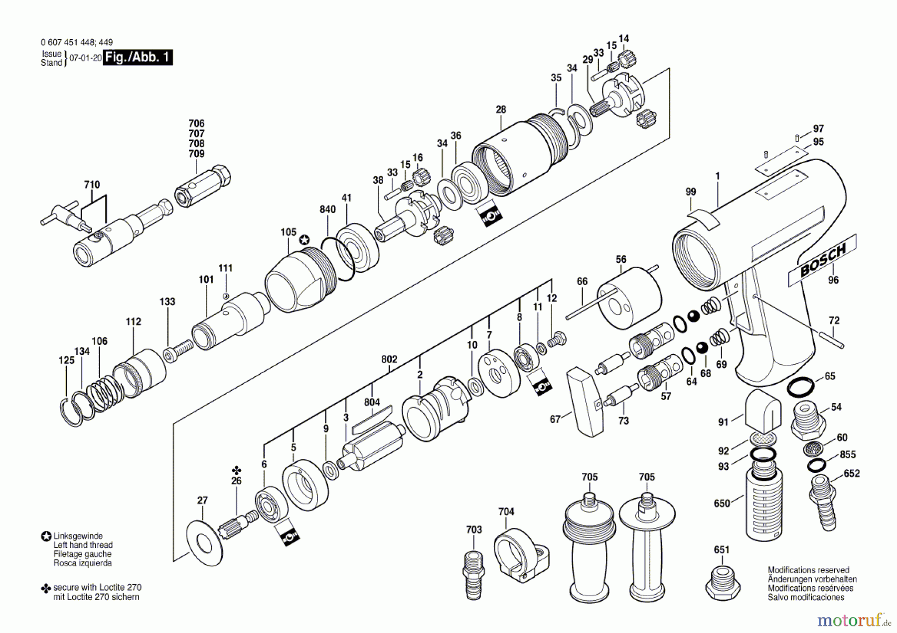  Bosch Werkzeug Gewindeschneider 370 WATT-SERIE Seite 1