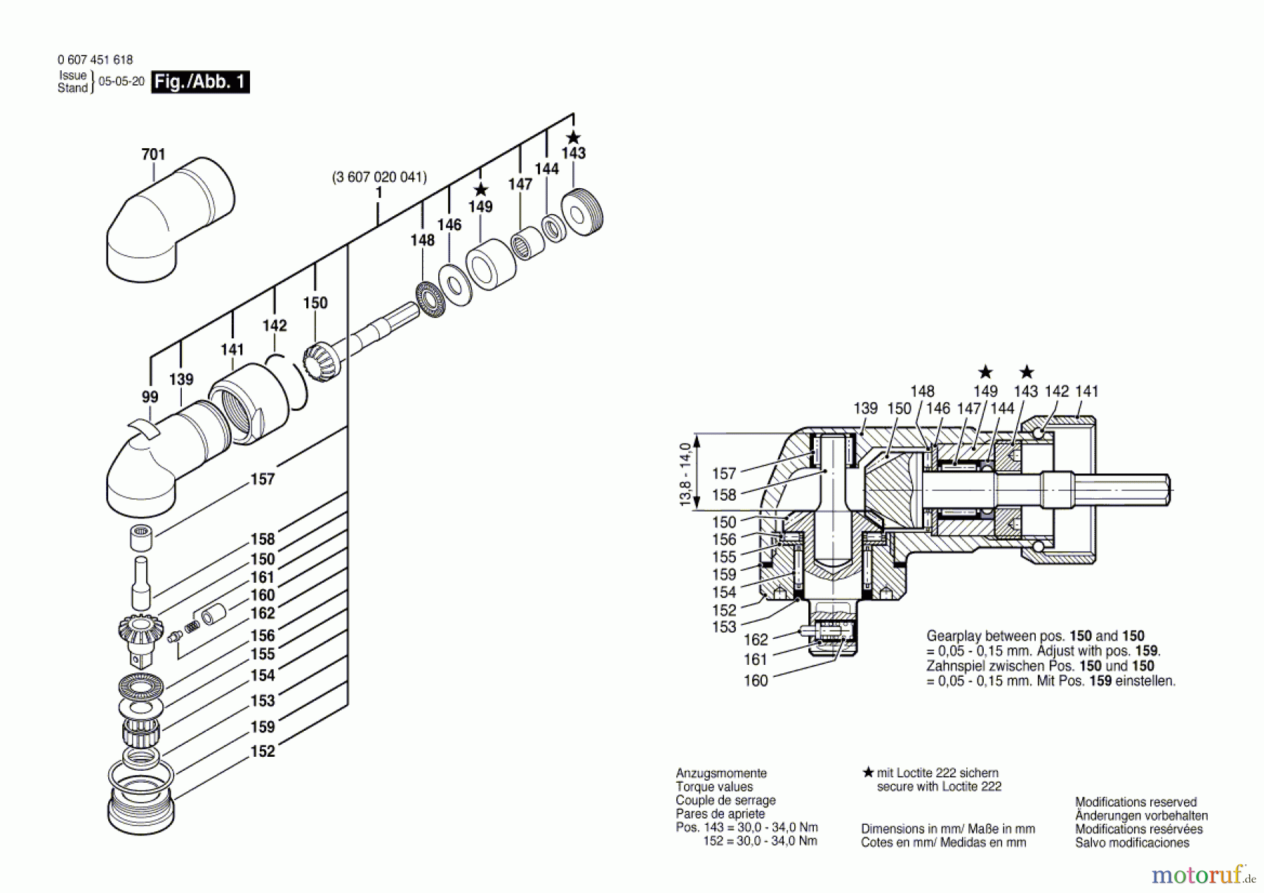  Bosch Werkzeug Winkelschraubkopf 370 WATT-SERIE Seite 1
