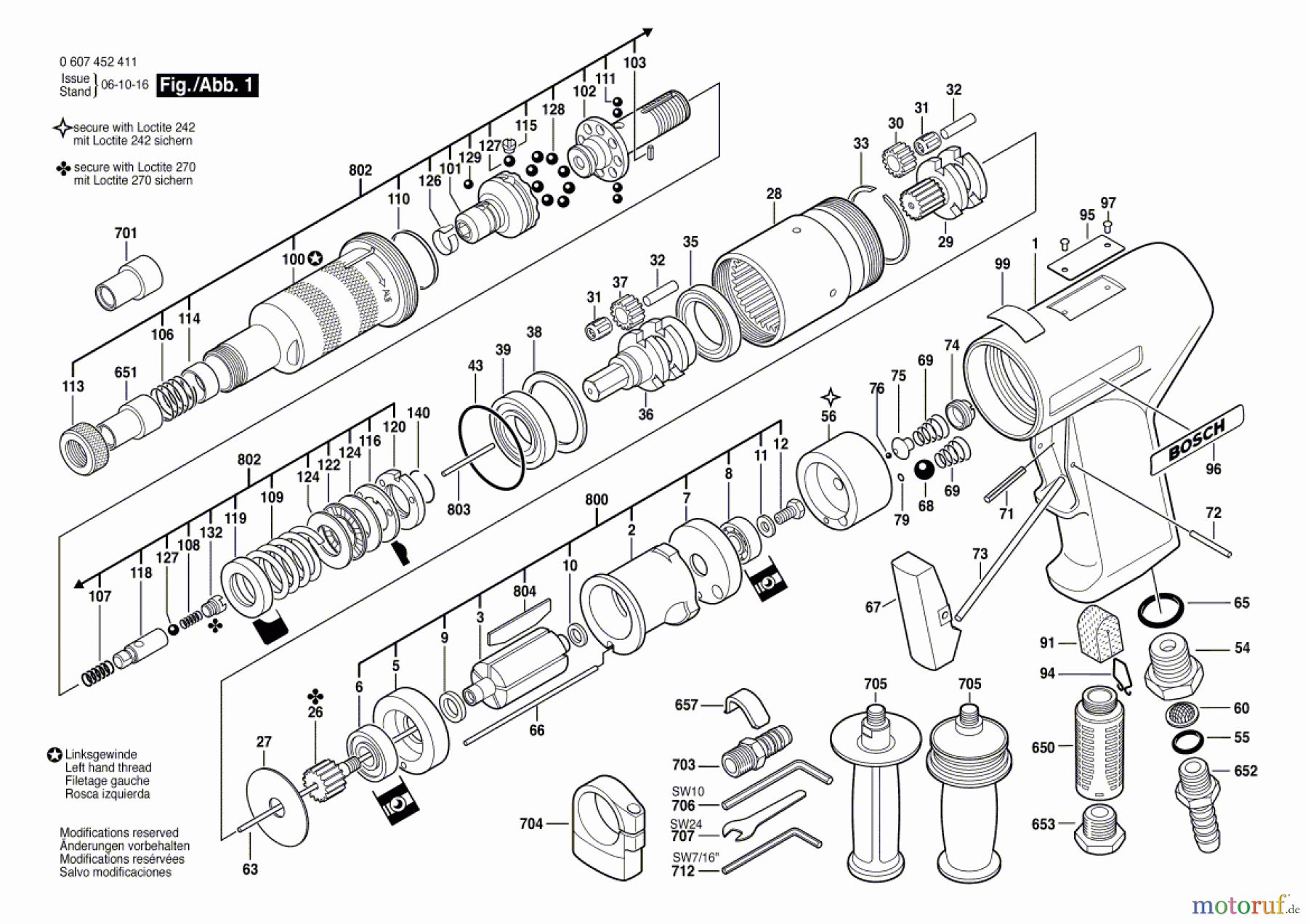  Bosch Werkzeug Pw-Schrauber-Ind 550 WATT-SERIE Seite 1