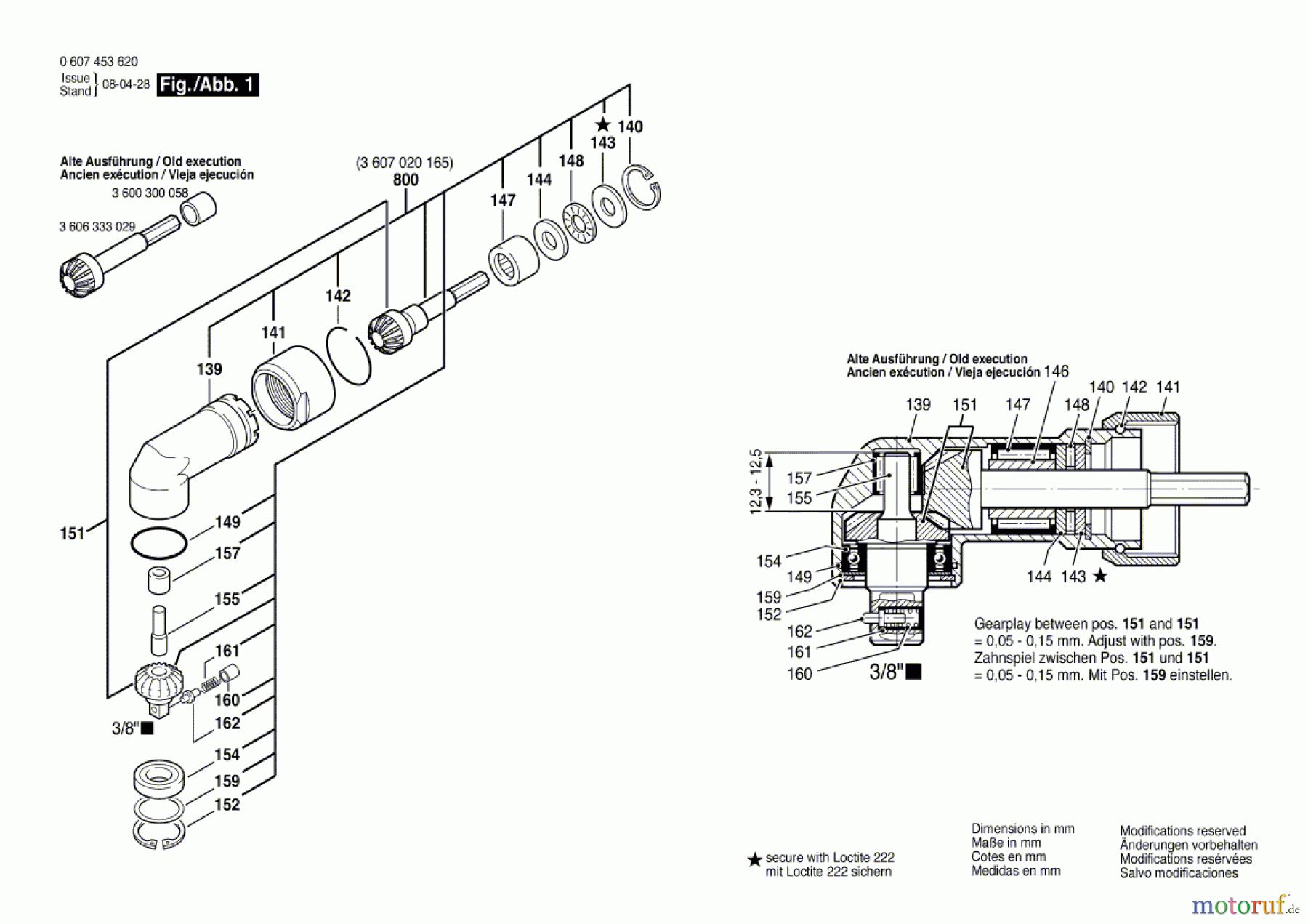  Bosch Werkzeug Winkelschraubkopf 180 WATT-SERIE Seite 1