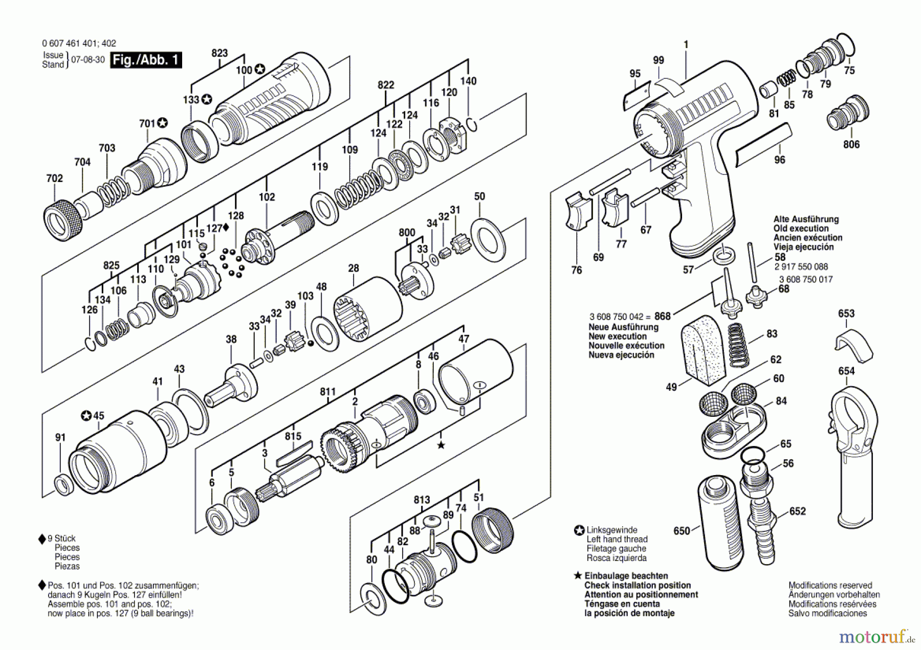  Bosch Werkzeug Pw-Schrauber-Ind 400 WATT-SERIE Seite 1