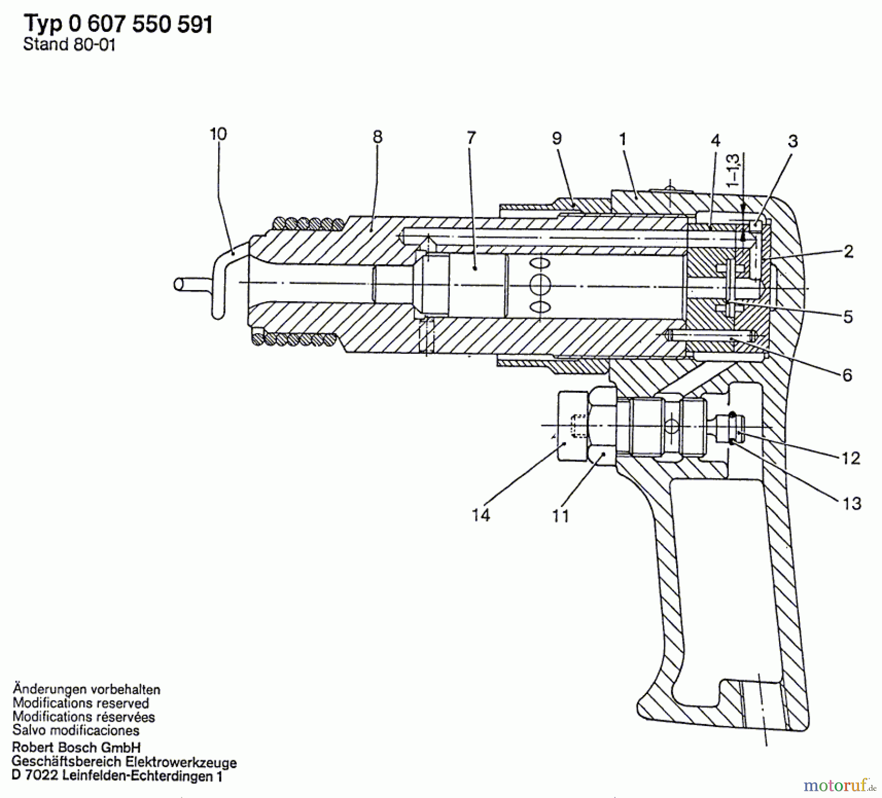  Bosch Werkzeug Meisselhammer ---- Seite 1