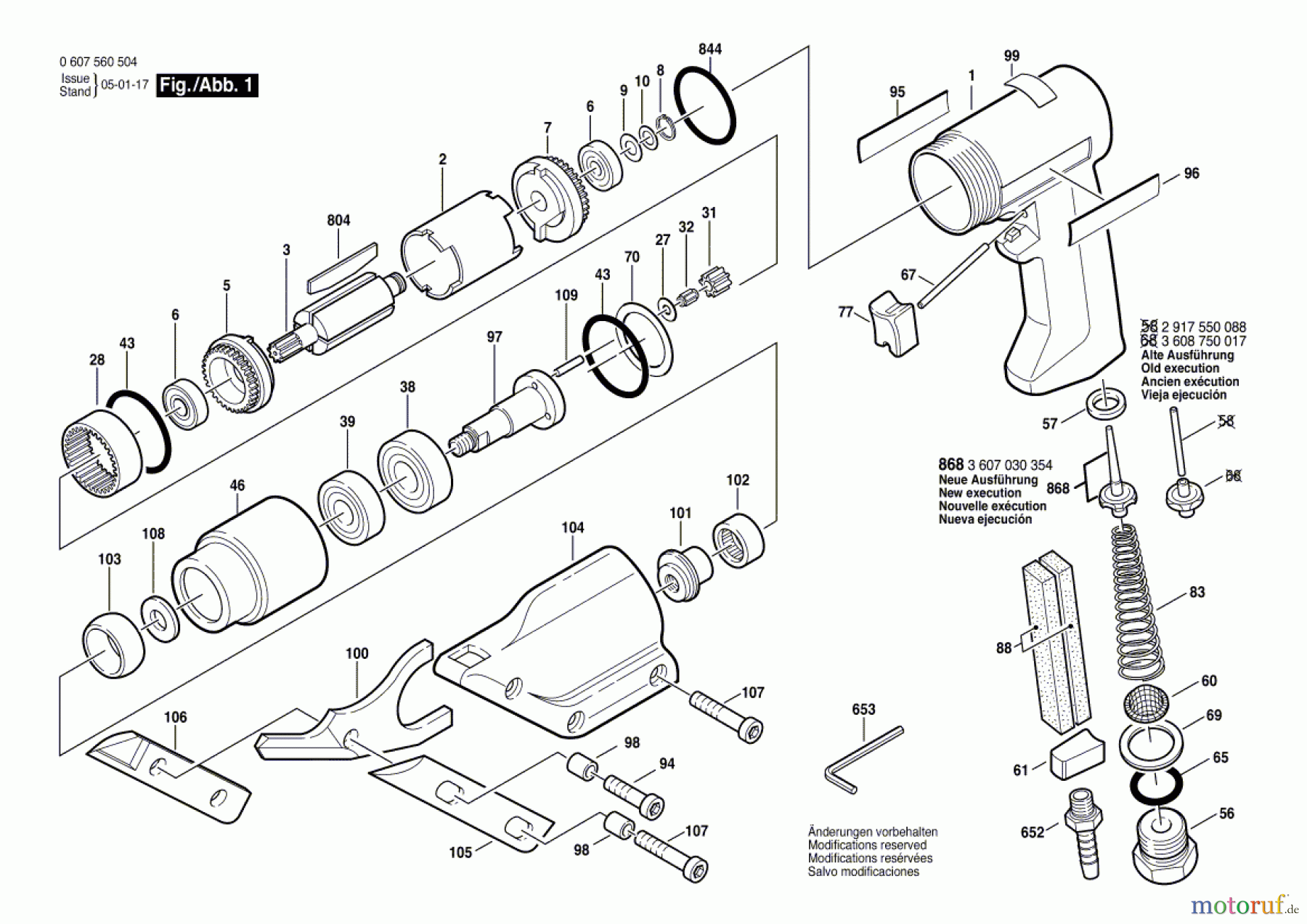  Bosch Werkzeug Pw-Schlitzschere 400 WATT-SERIE Seite 1