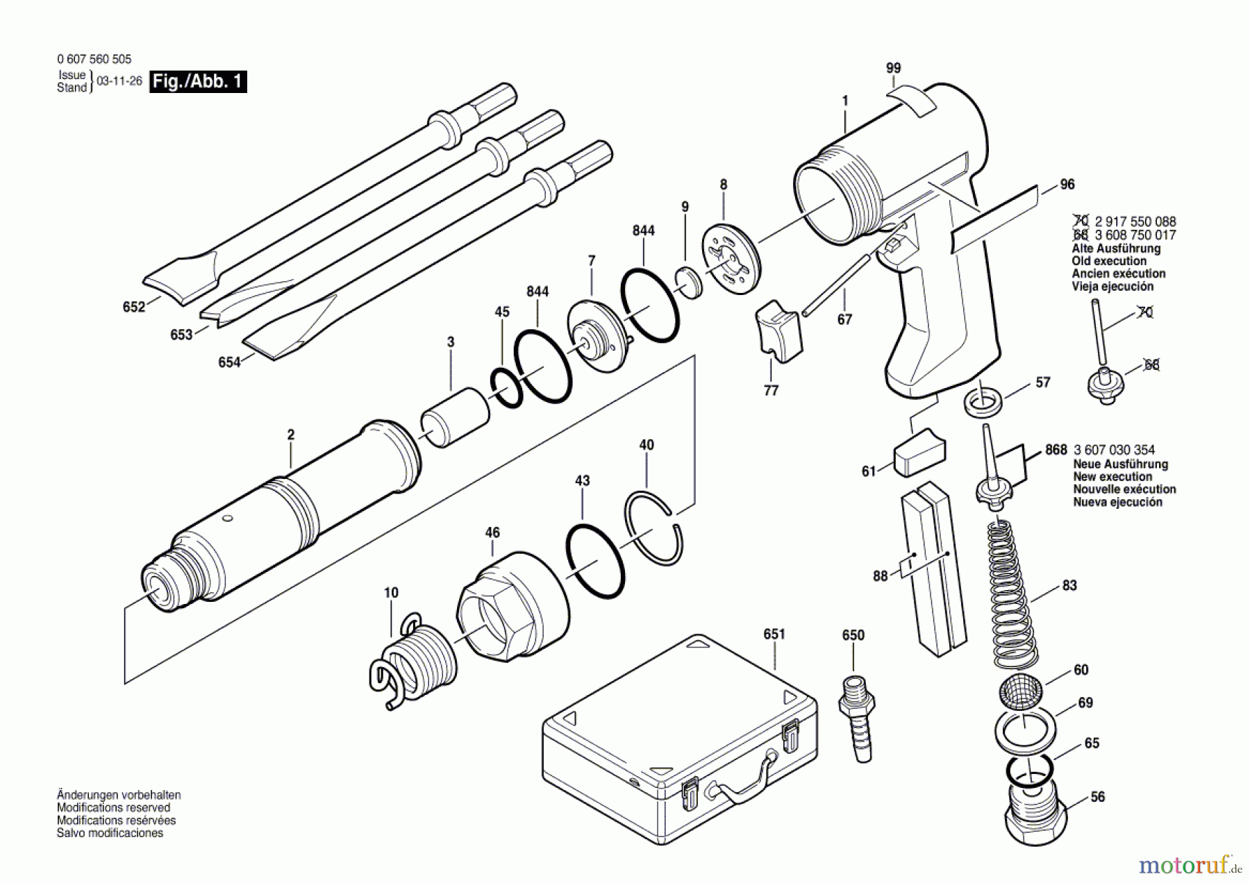  Bosch Werkzeug Pw-Meisselhammer-Set DMH 320 Seite 1
