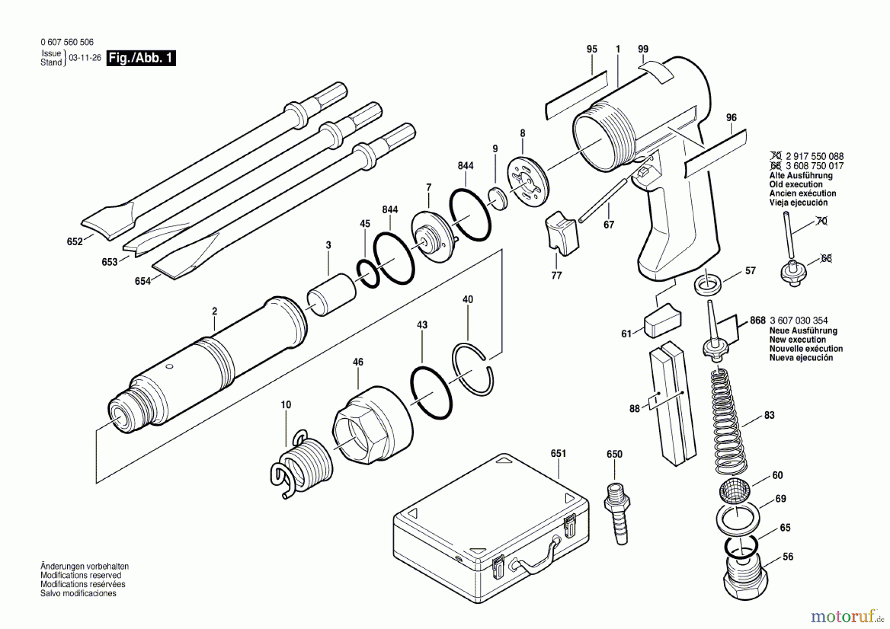  Bosch Werkzeug Pw-Meisselhammer-Set ---- Seite 1