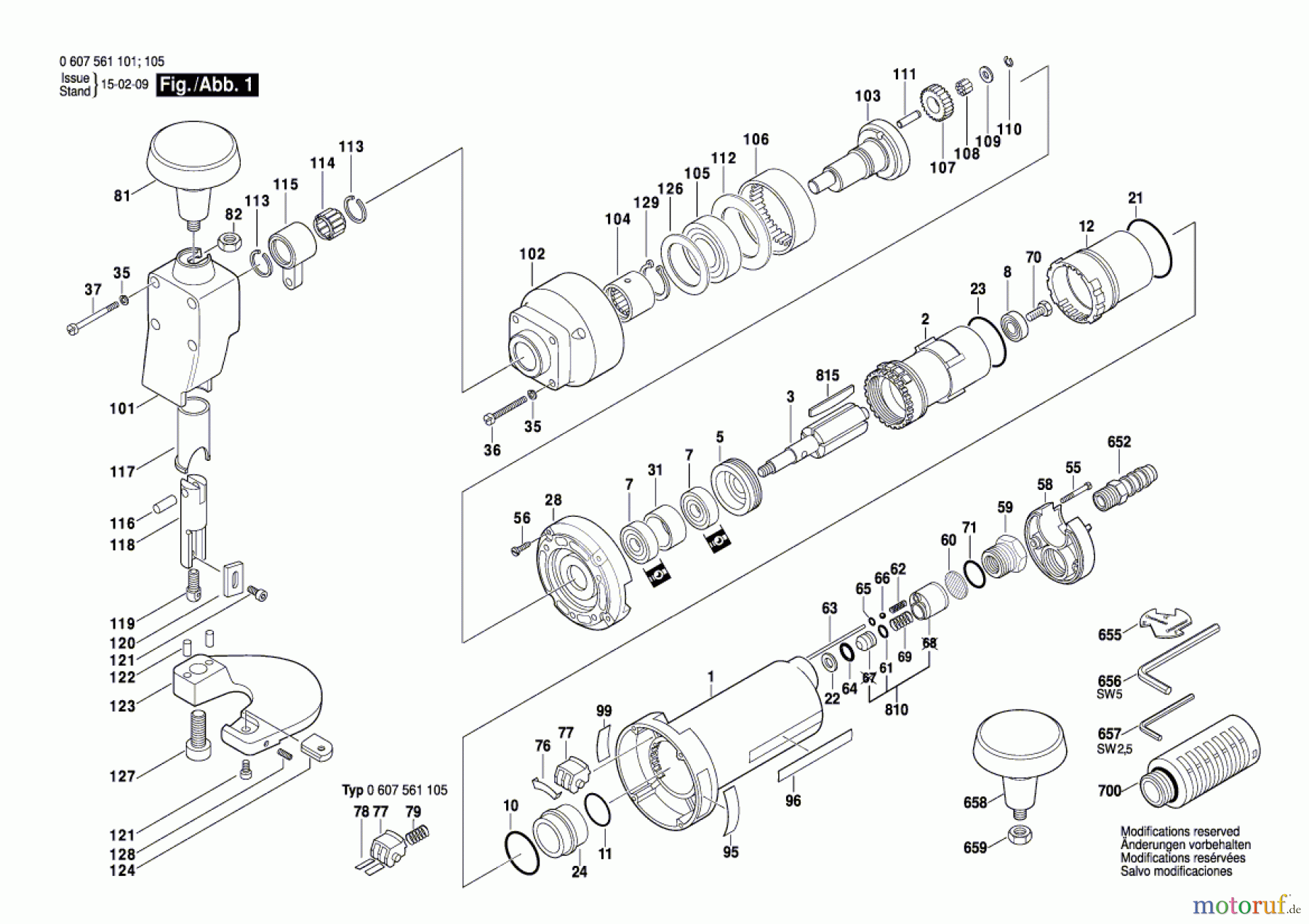  Bosch Werkzeug Pw-Blechschere 400 WATT-SERIE Seite 1