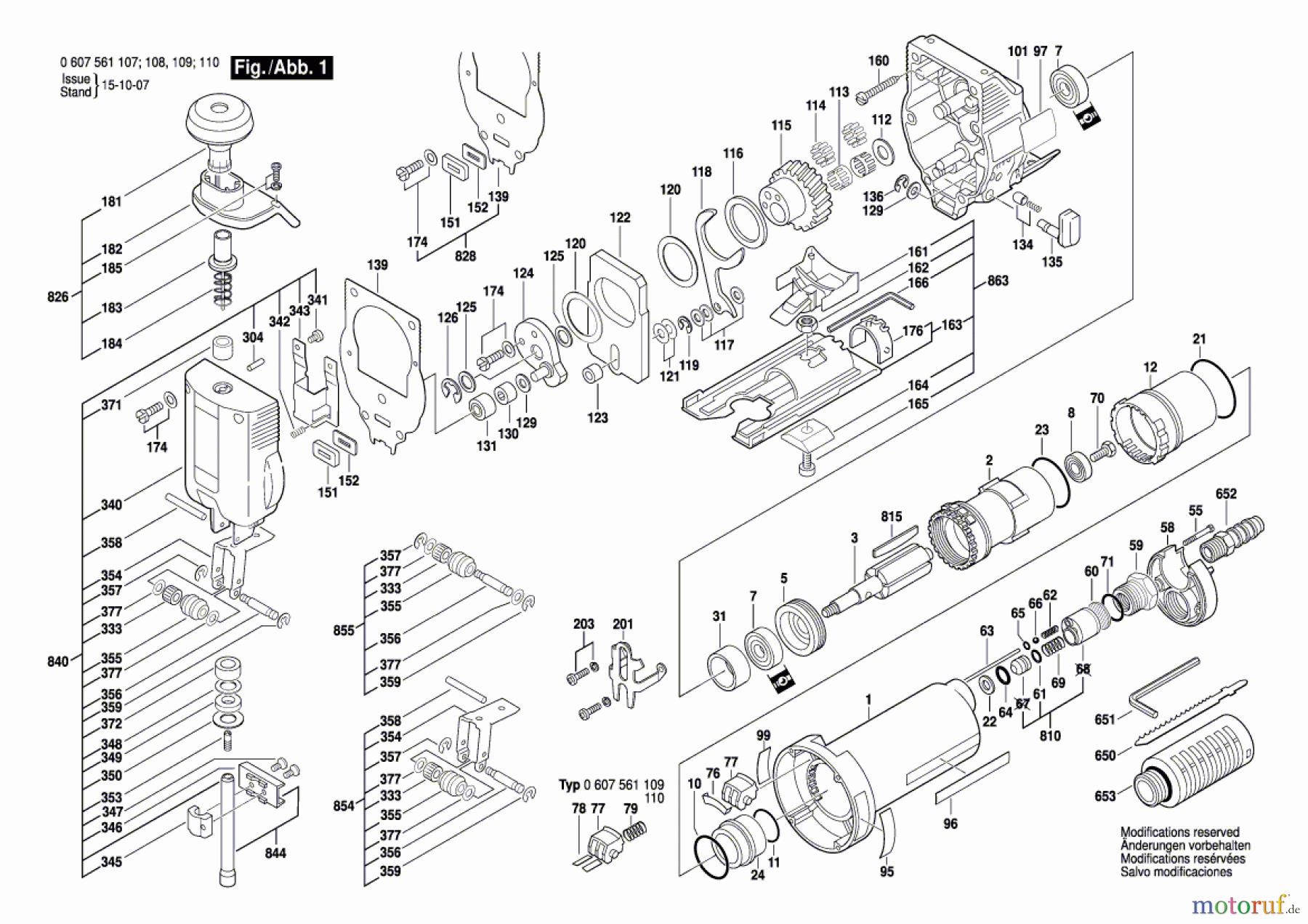  Bosch Werkzeug Pw-Stichsäge 400 WATT-SERIE Seite 1