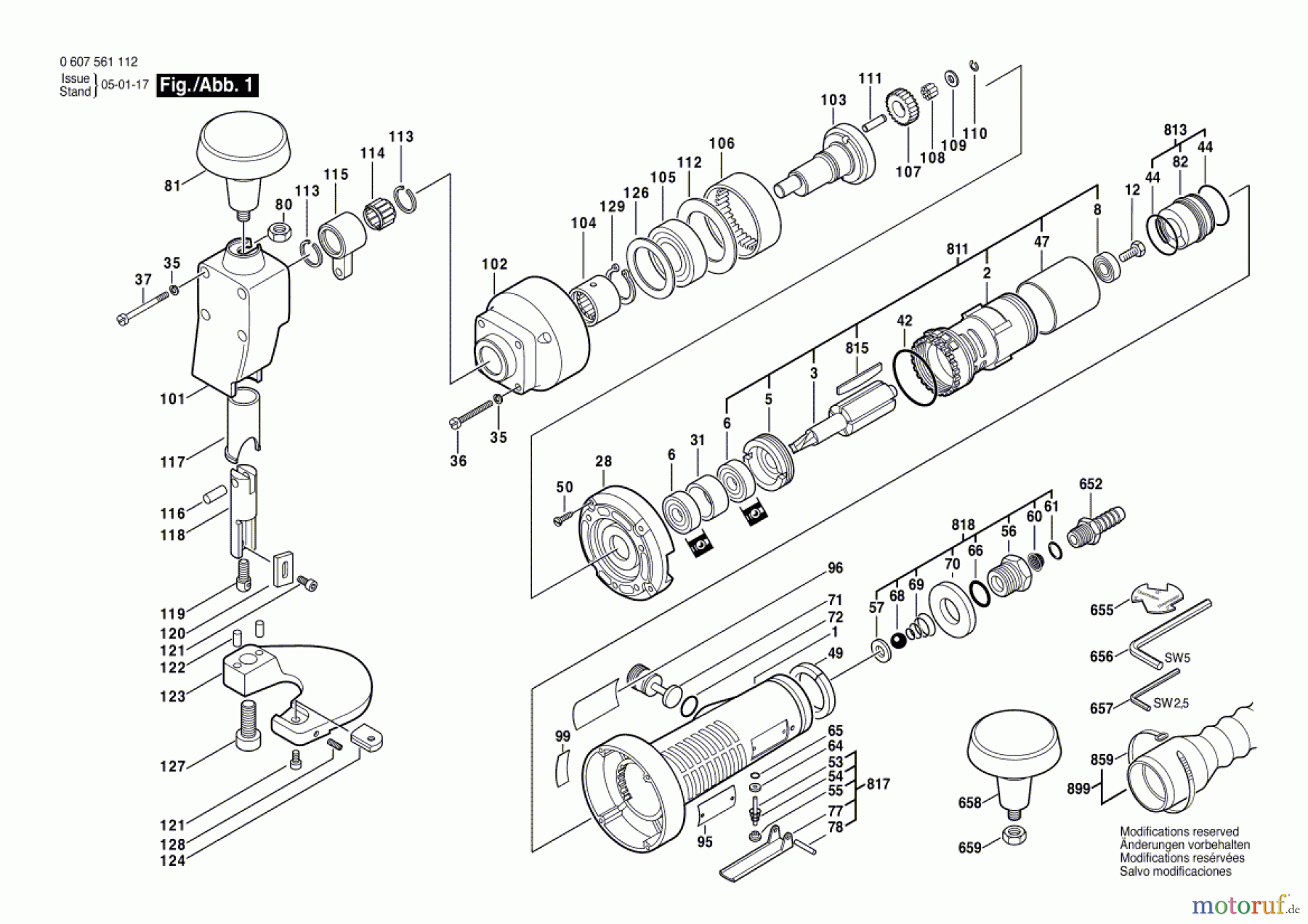  Bosch Werkzeug Pw-Blechschere 400 WATT-SERIE Seite 1