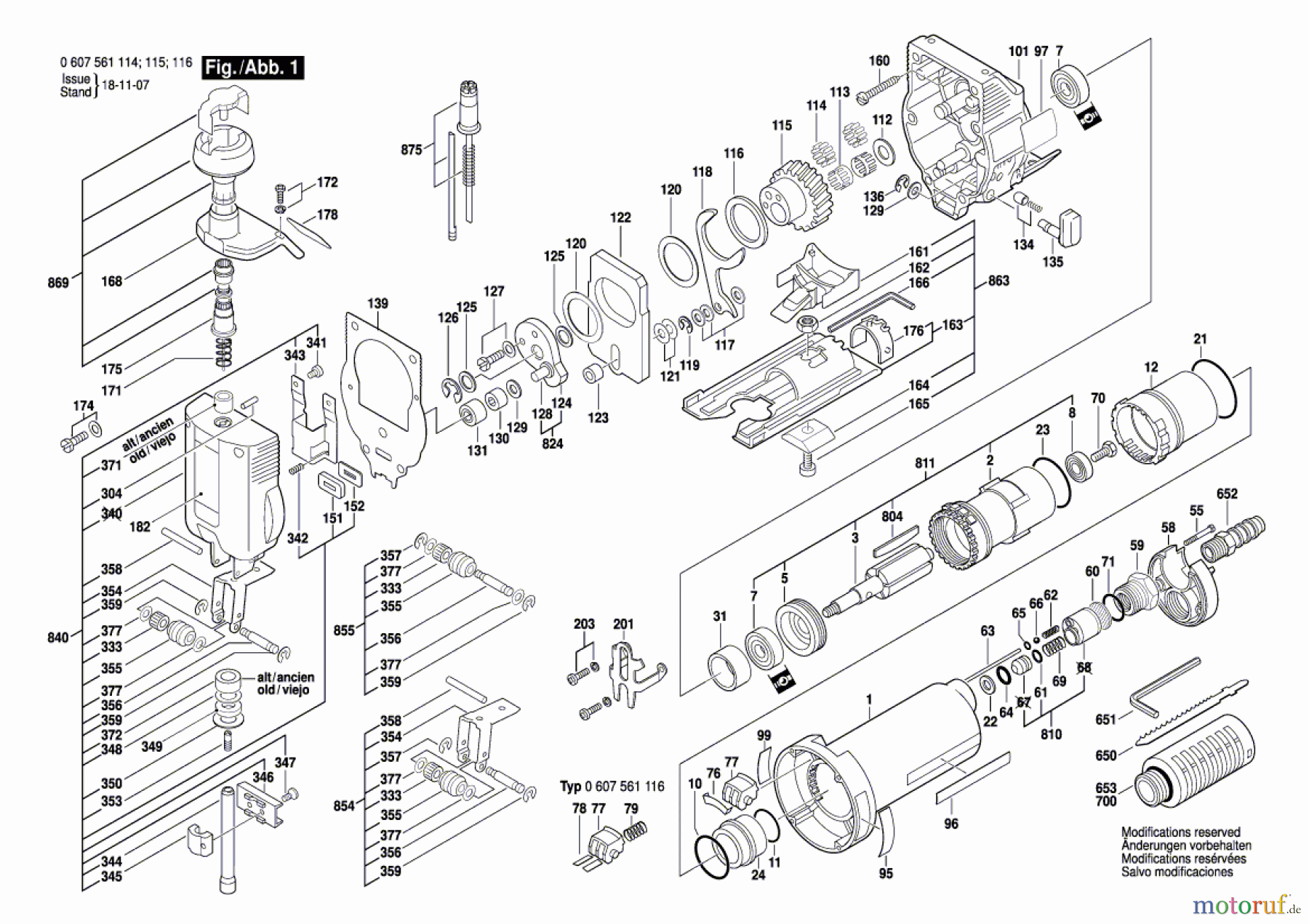  Bosch Werkzeug Pw-Stichsäge 400-WATT-SERIE Seite 1