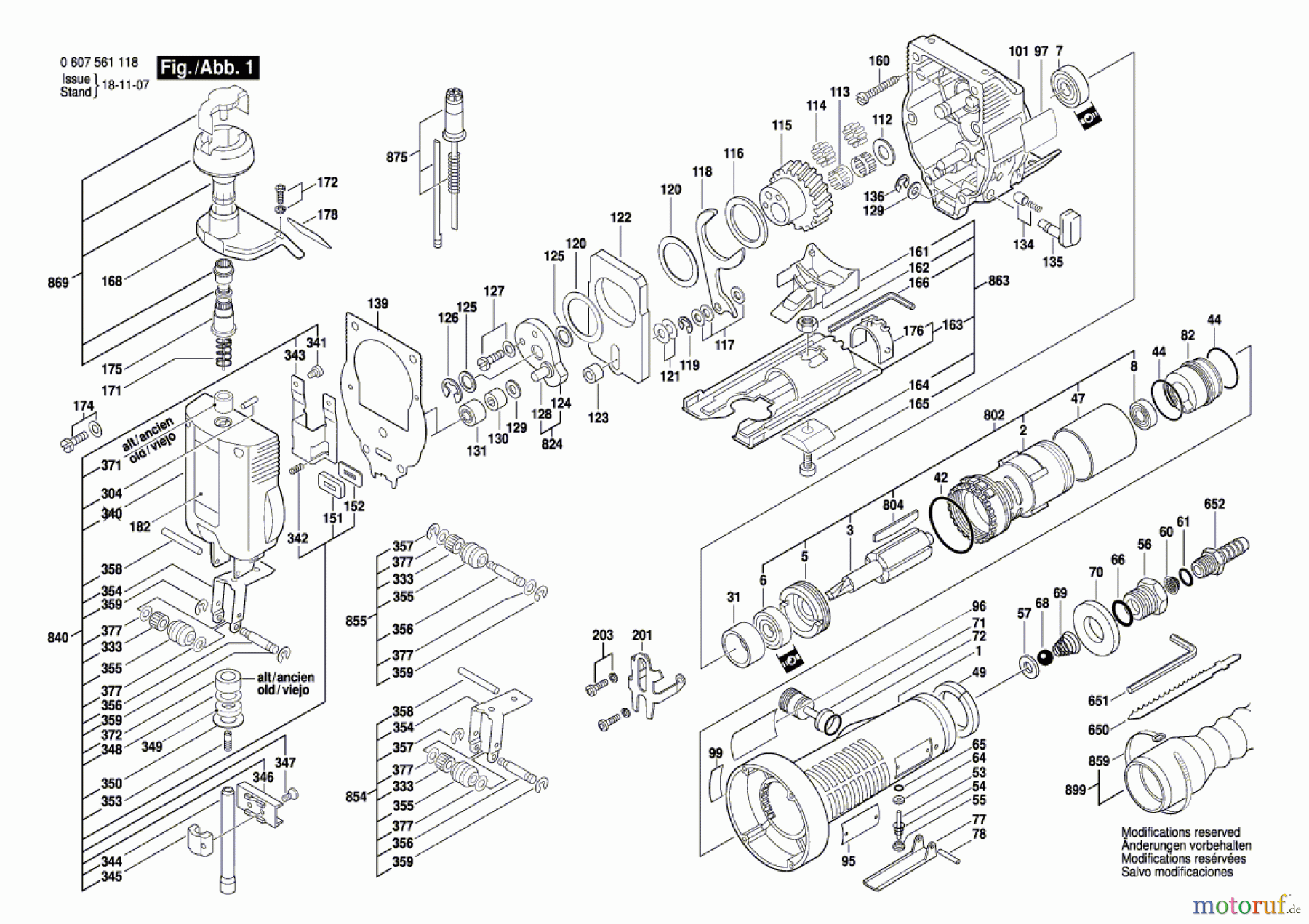  Bosch Werkzeug Pw-Stichsäge 400 WATT-SERIE Seite 1