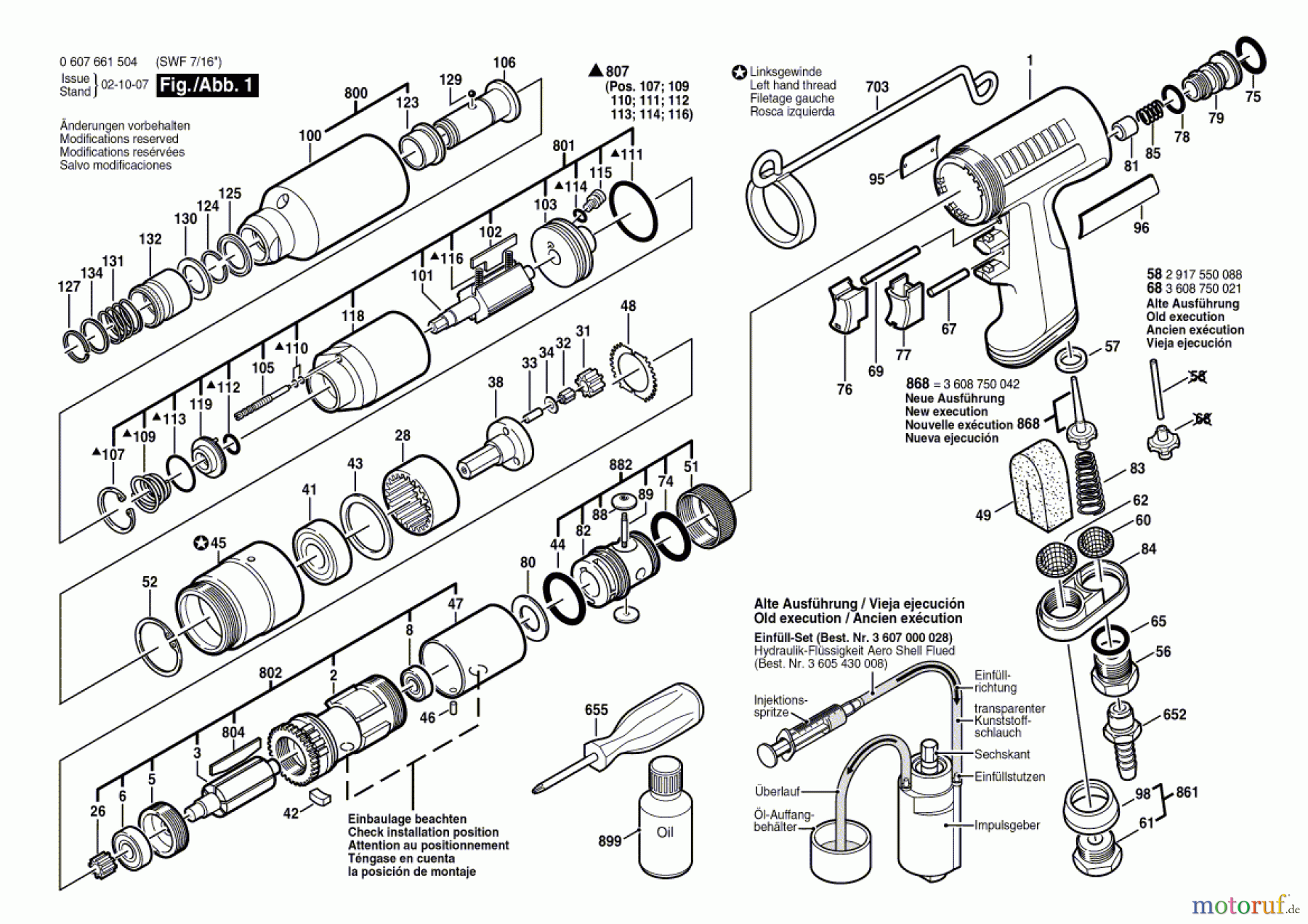  Bosch Werkzeug Pw-Schrauber-Ind 400 WATT-SERIE Seite 1