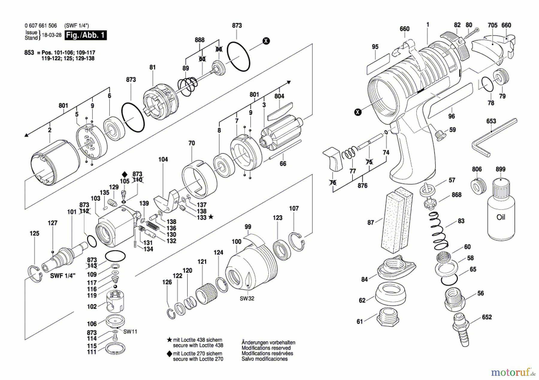  Bosch Werkzeug Impulsschrauber 250 WATT-SERIE Seite 1