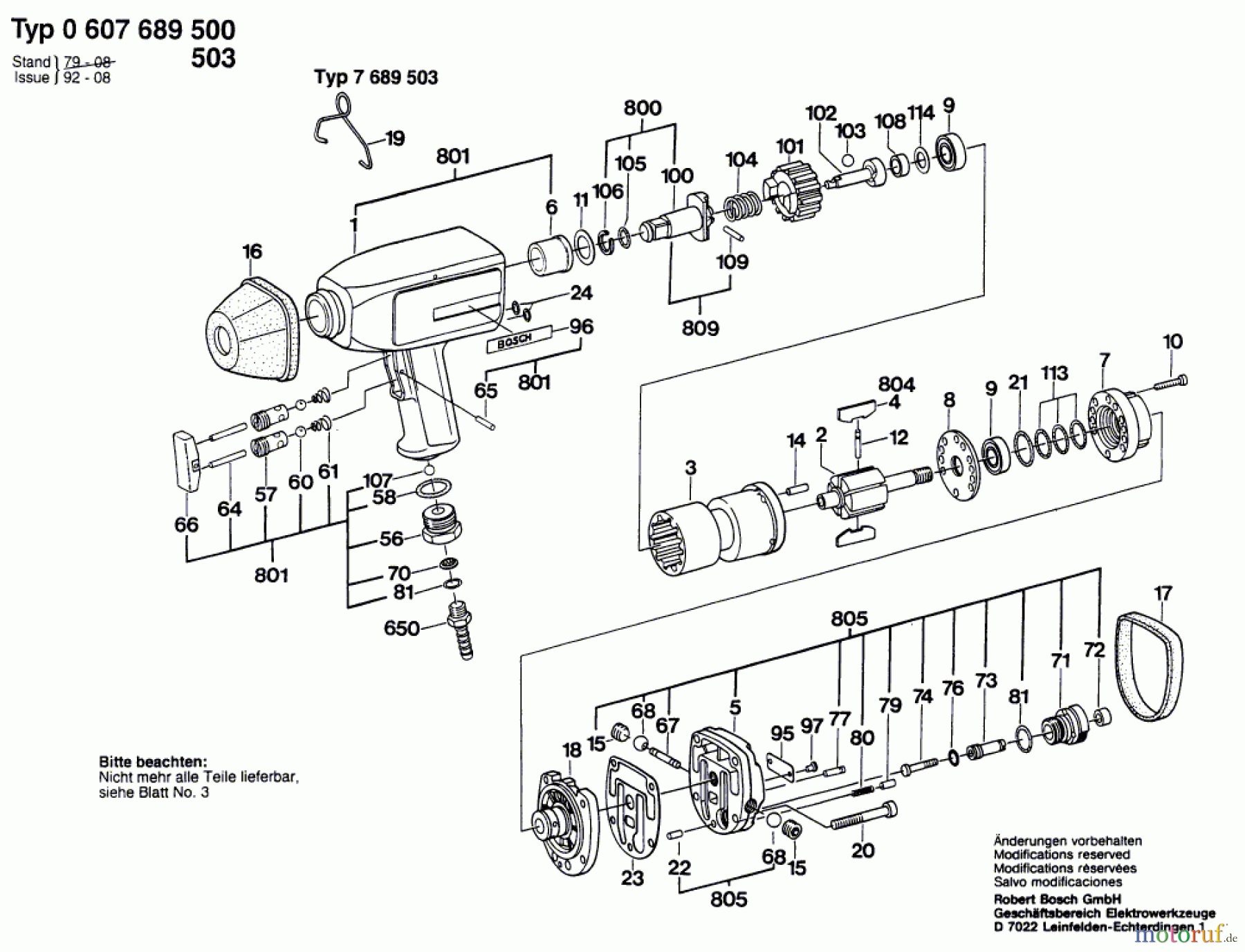  Bosch Werkzeug Gw-Schlagschrauber ---- Seite 1