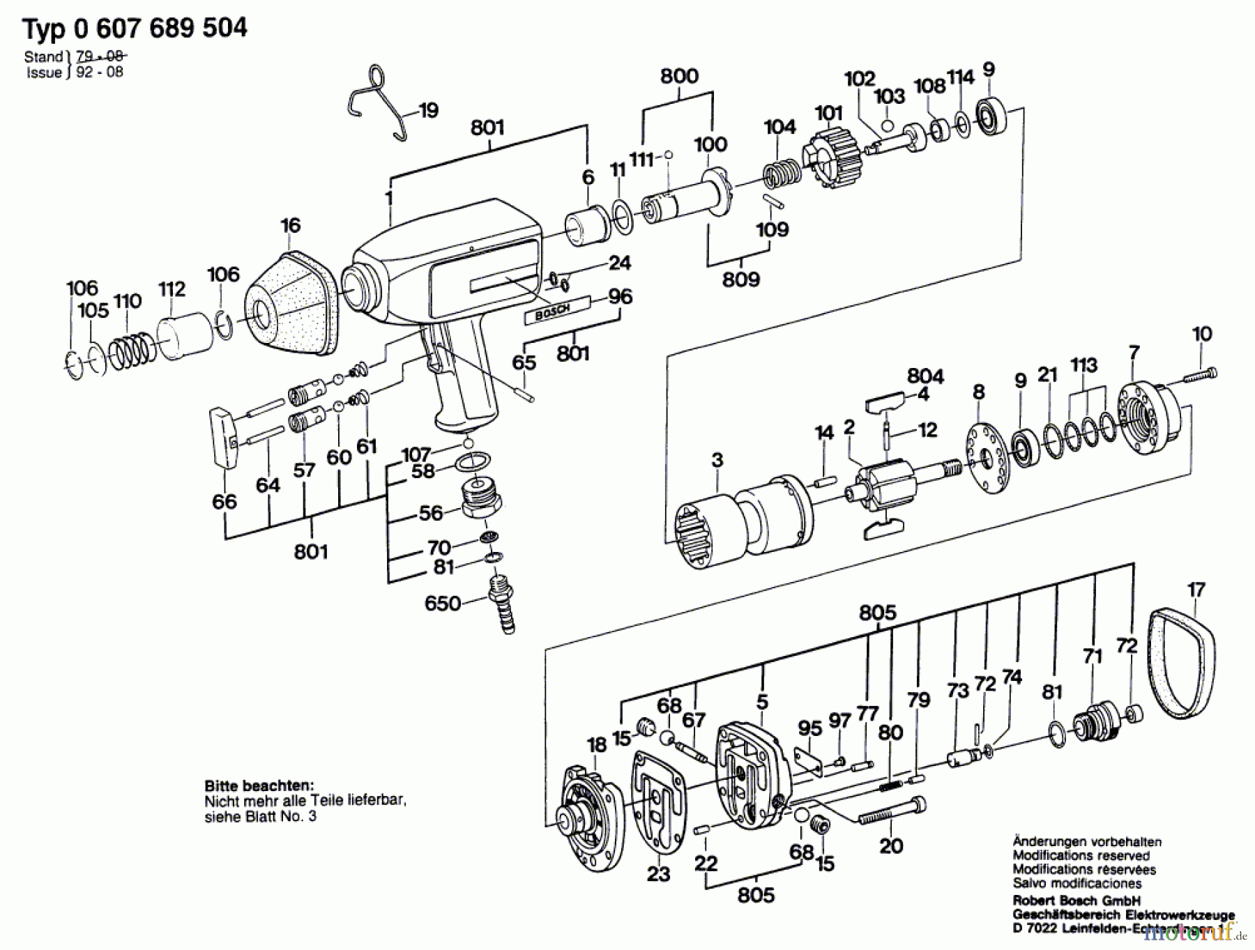  Bosch Werkzeug Pw-Schlagschrauber-Serv ---- Seite 1
