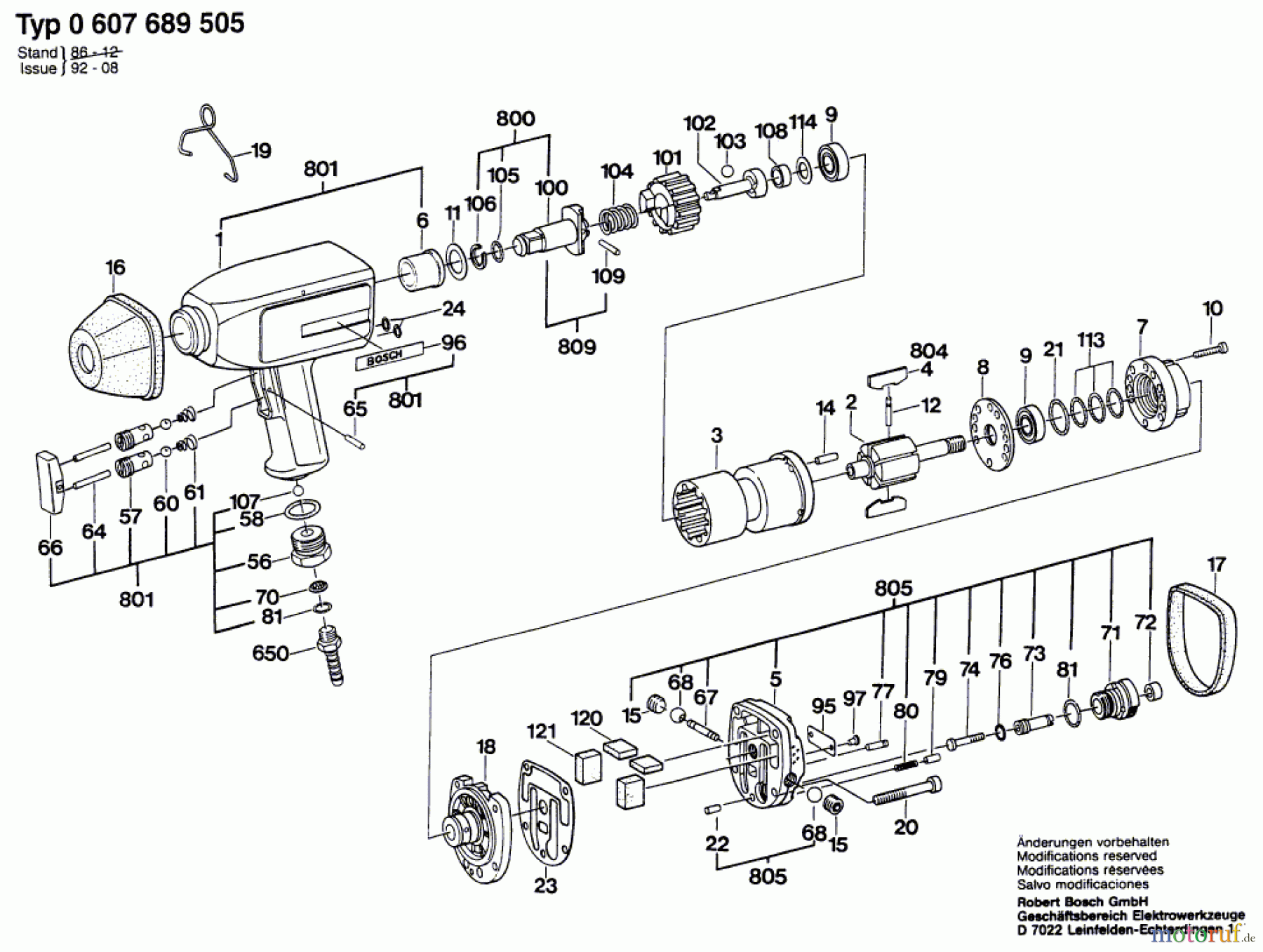  Bosch Werkzeug Pw-Schlagschrauber-Serv ---- Seite 1