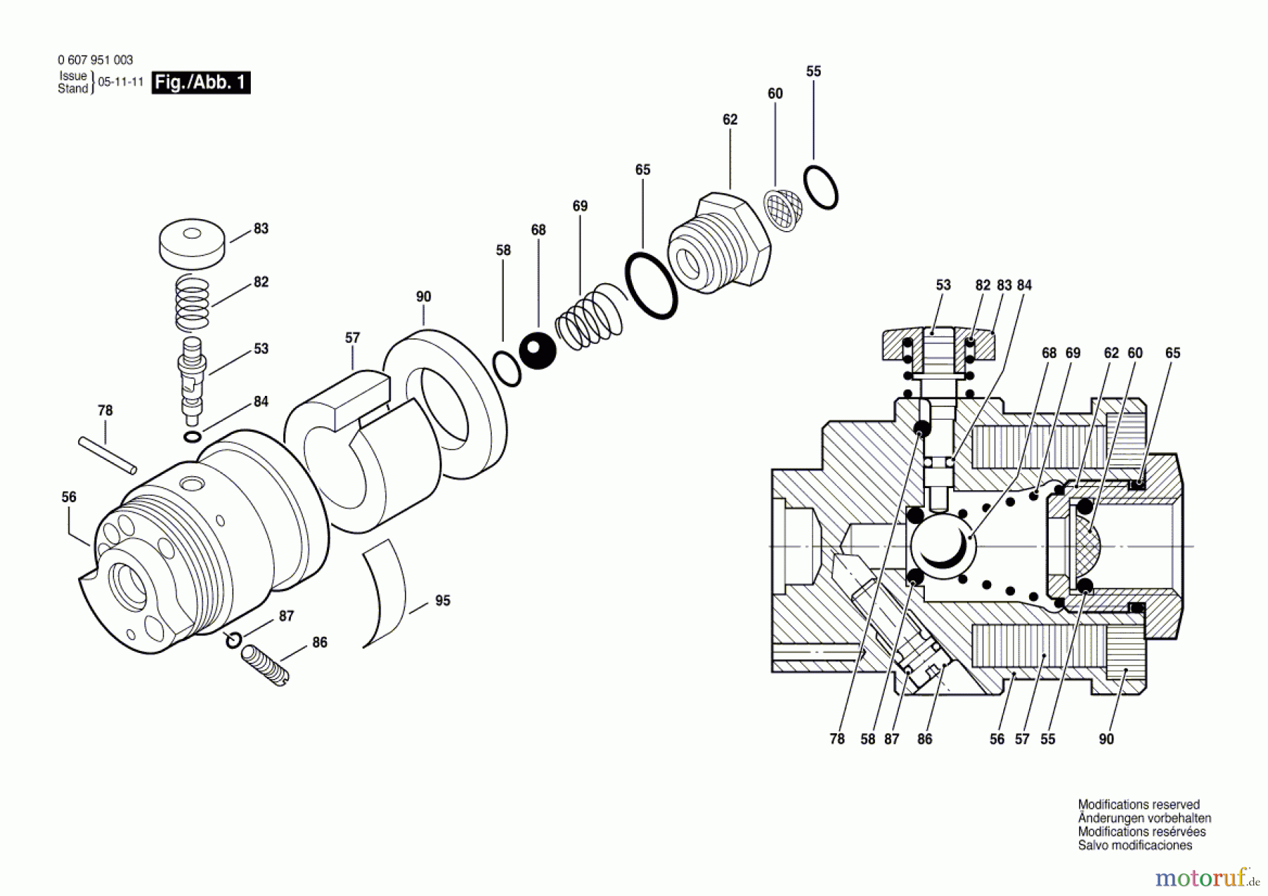  Bosch Werkzeug Ventilgehäuse ---- Seite 1