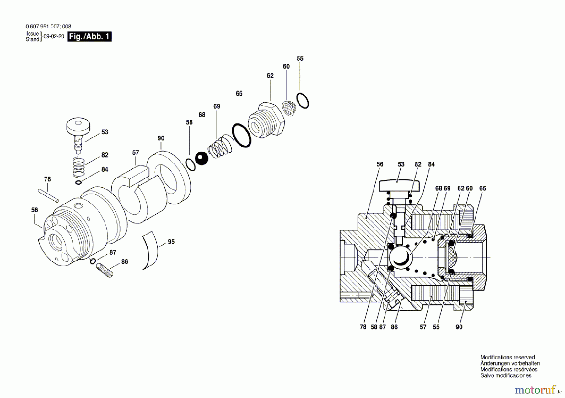  Bosch Werkzeug Ventilgehäuse ---- Seite 1