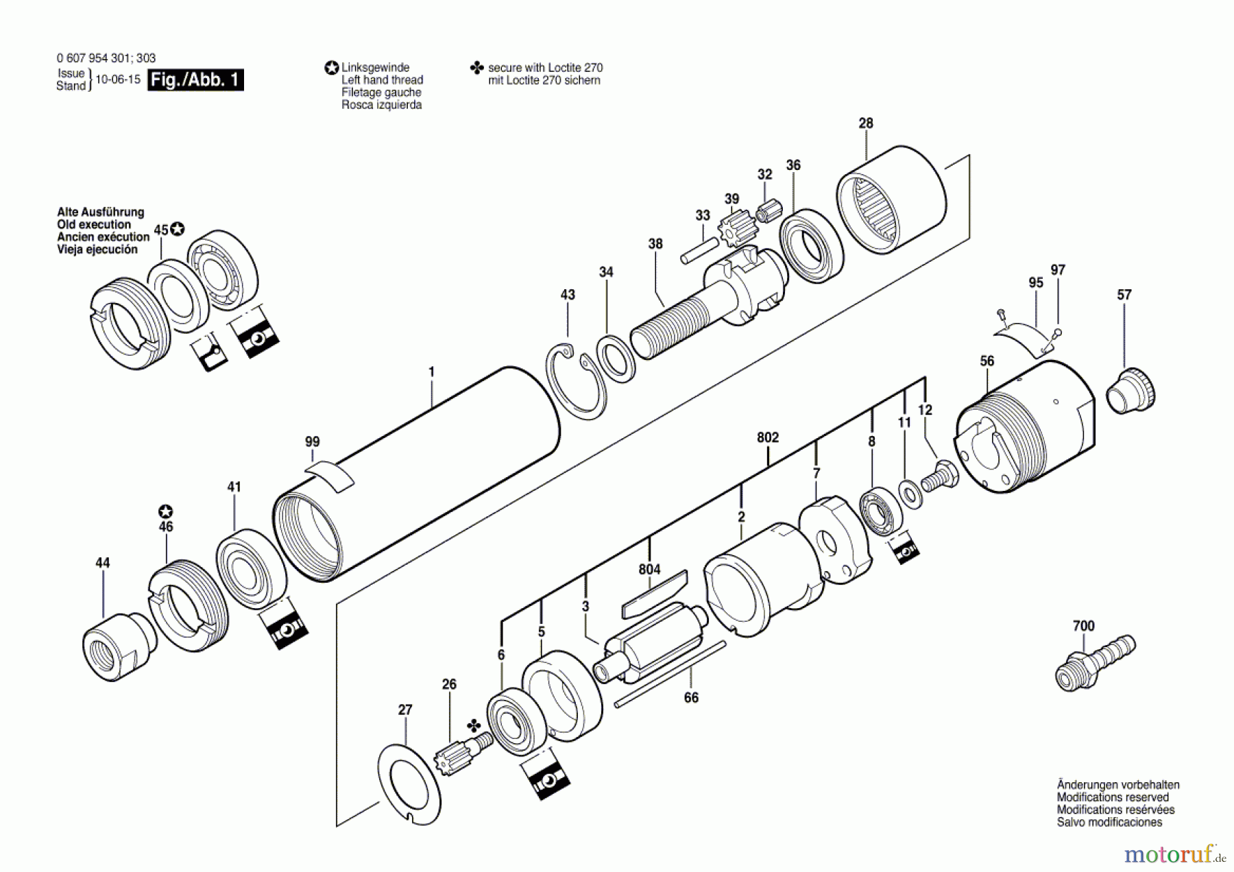  Bosch Werkzeug Einbaumotor 120 WATT-SERIE Seite 1