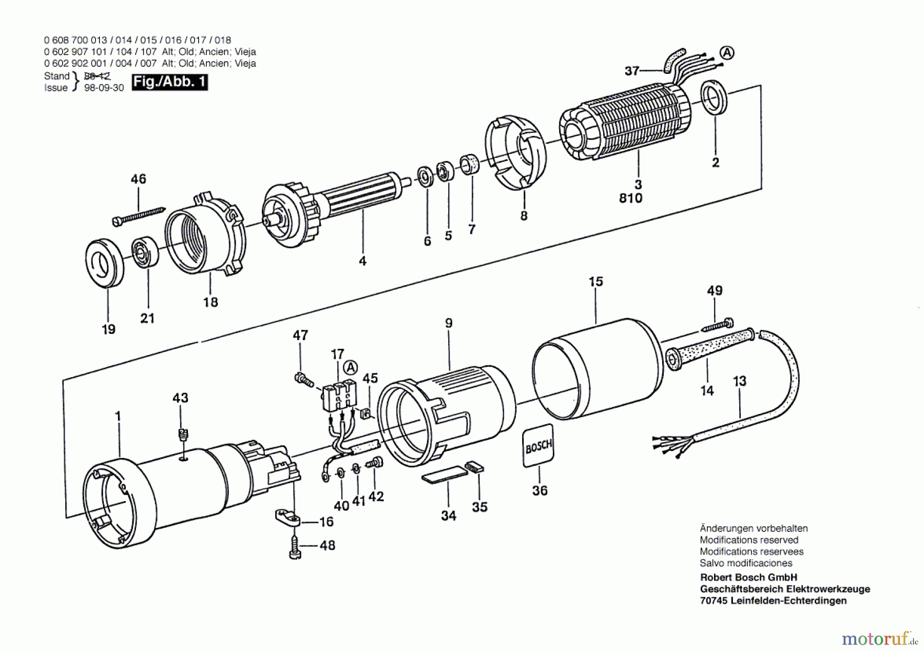  Bosch Werkzeug Hf-Anbaumotor GR./SIZE 57 Seite 1