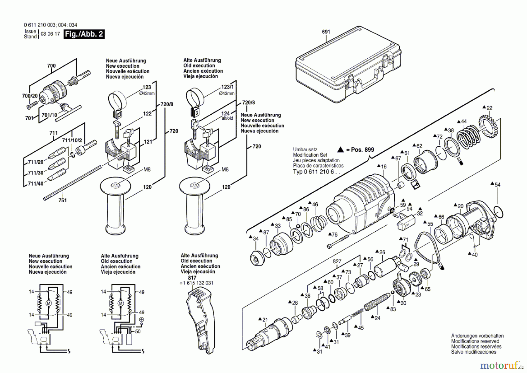  Bosch Werkzeug Bohrhammer UBH 2/20 S Seite 2