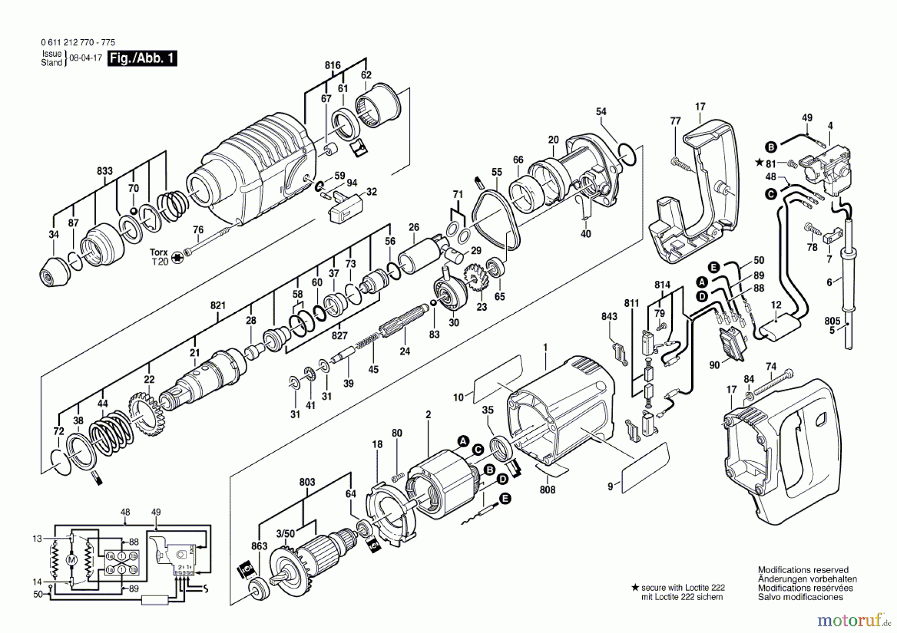  Bosch Werkzeug Bohrhammer 325 Seite 1