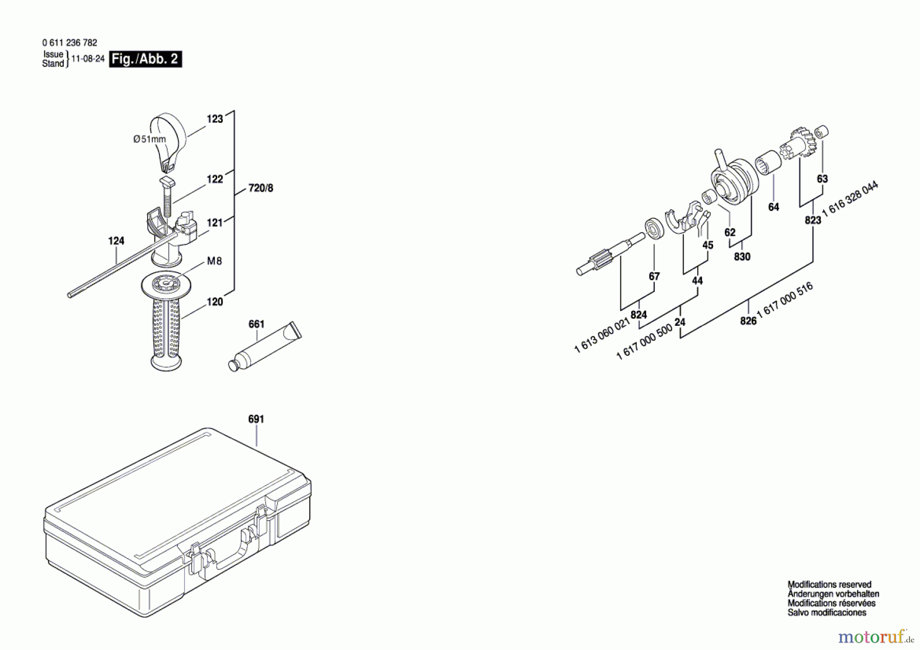  Bosch Werkzeug Bohrhammer BBH 4-30 CCE Seite 2