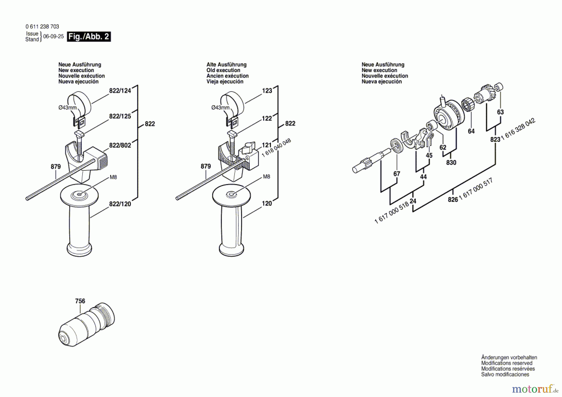  Bosch Werkzeug Bohrhammer GBH 2-24 DFR Seite 2