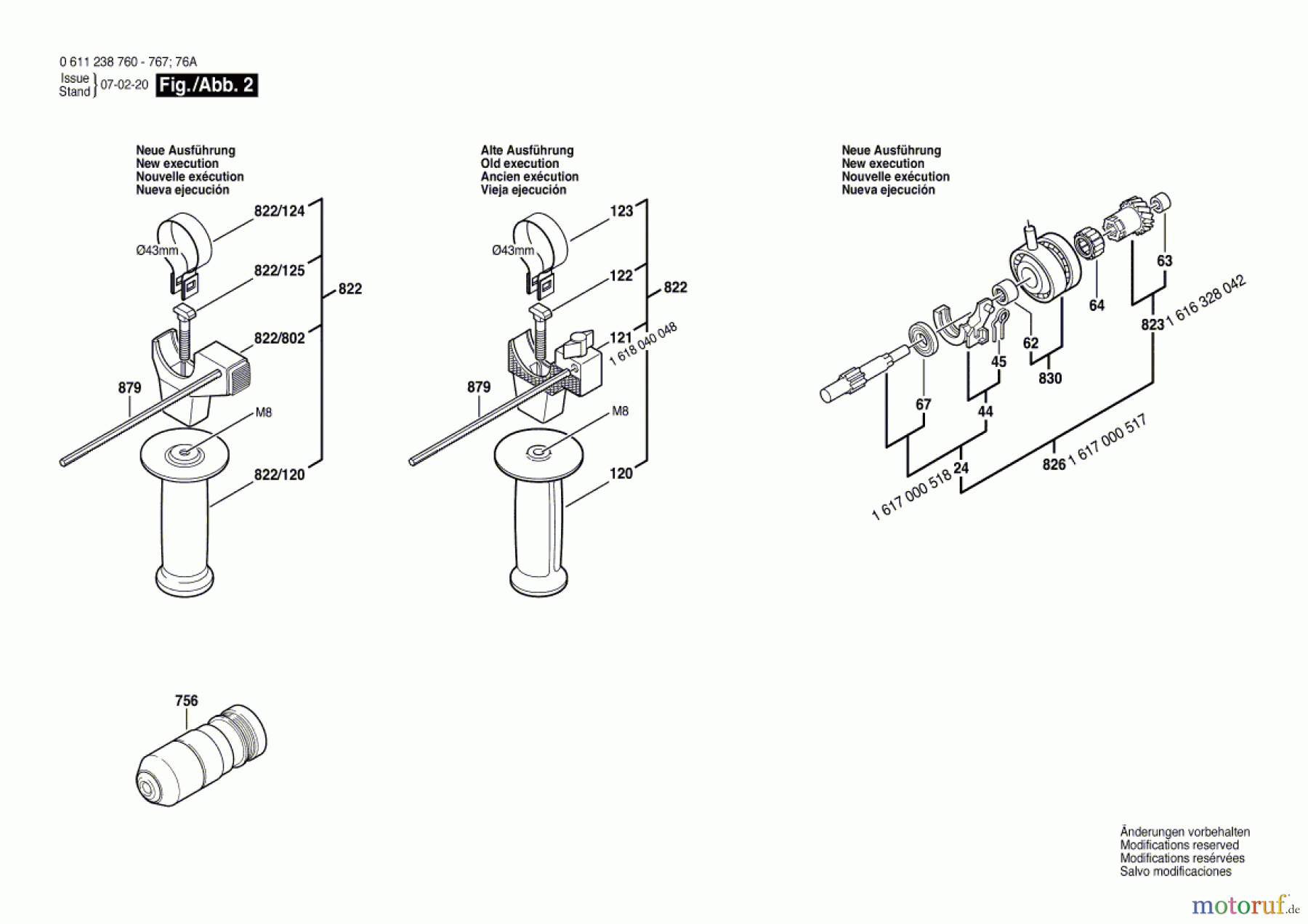  Bosch Werkzeug Bohrhammer H 24-MLS Seite 2